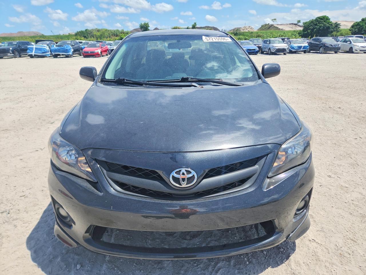 2013 Toyota Corolla S Black vin: 5YFBU4EE2DP111749