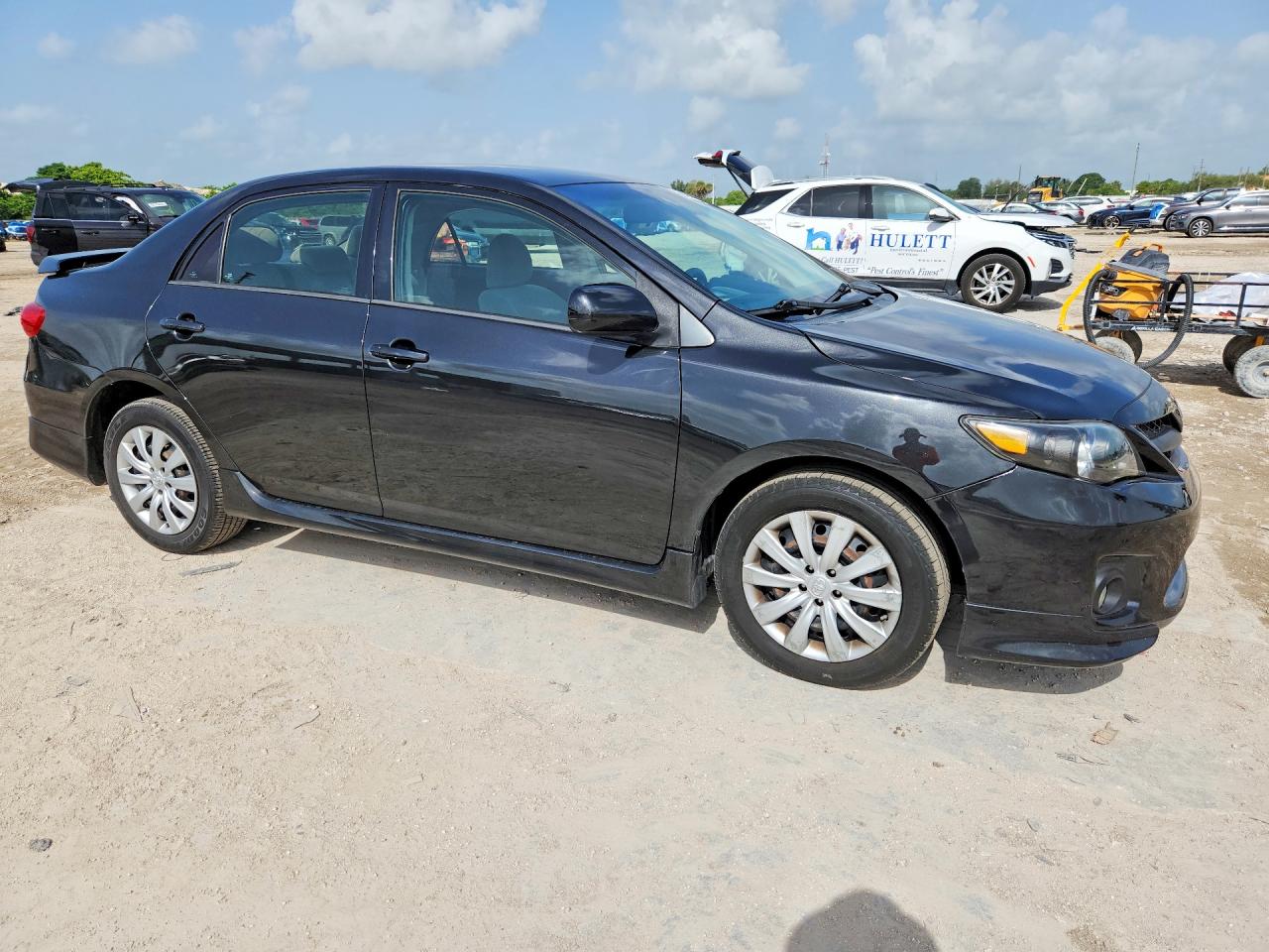 2013 Toyota Corolla S Black vin: 5YFBU4EE2DP111749