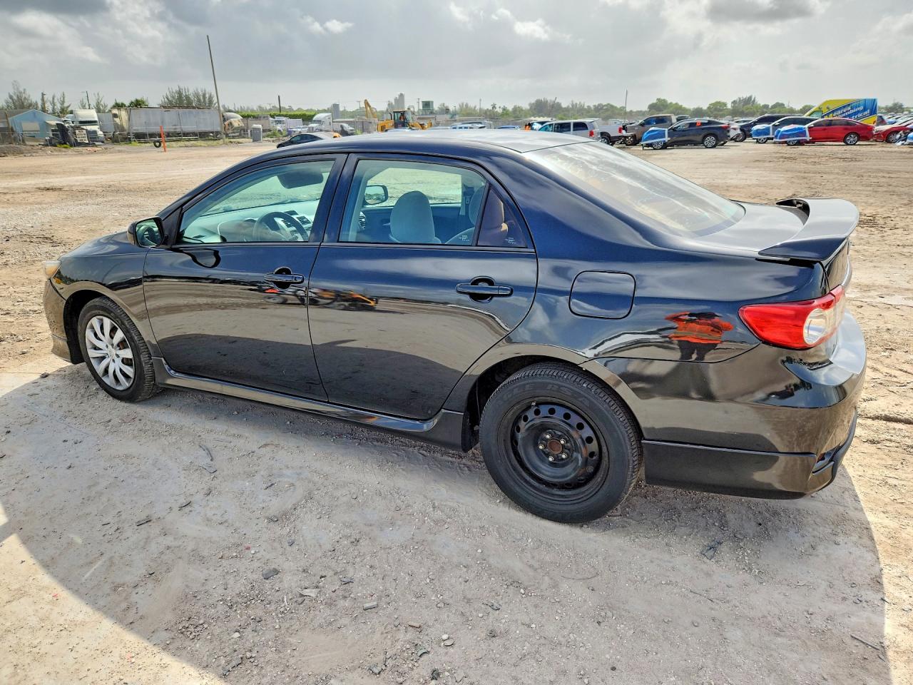 2013 Toyota Corolla S Black vin: 5YFBU4EE2DP111749