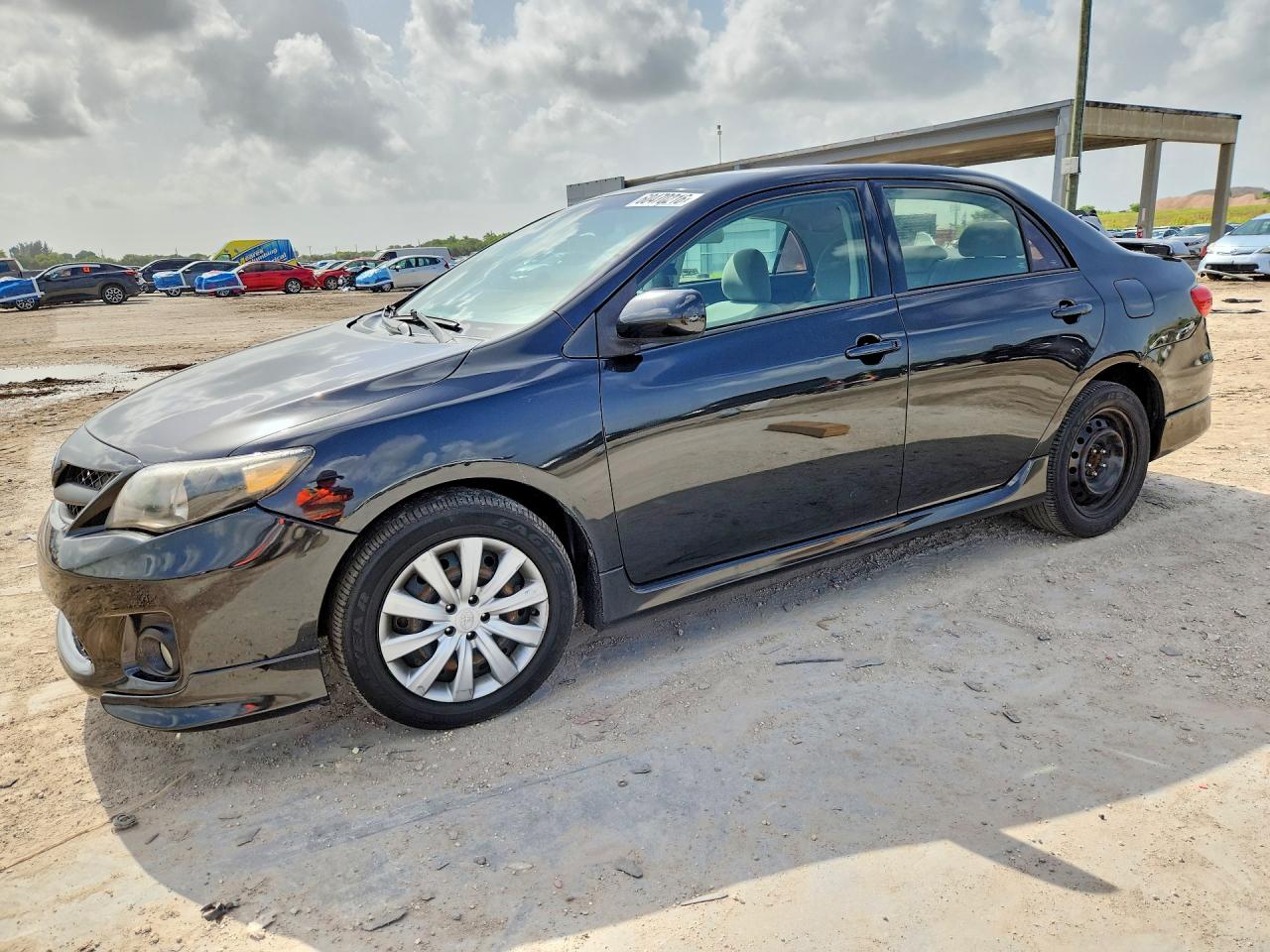 2013 Toyota Corolla S Black vin: 5YFBU4EE2DP111749