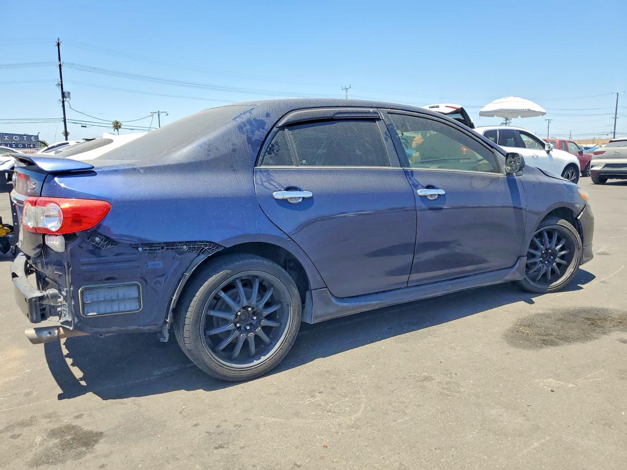2013 Toyota Corolla S Blue vin: 5YFBU4EE2DP116756