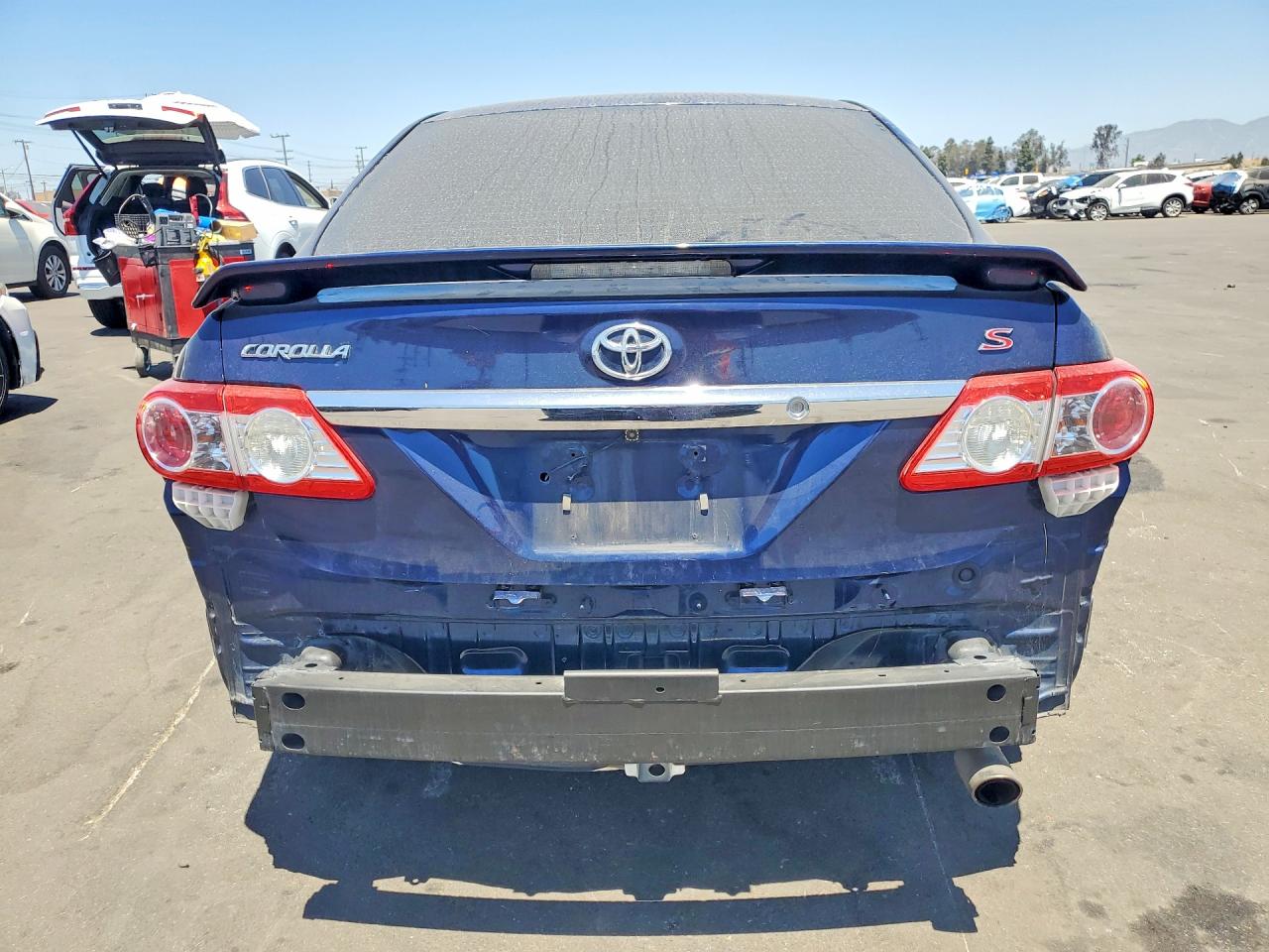 2013 Toyota Corolla S Blue vin: 5YFBU4EE2DP116756