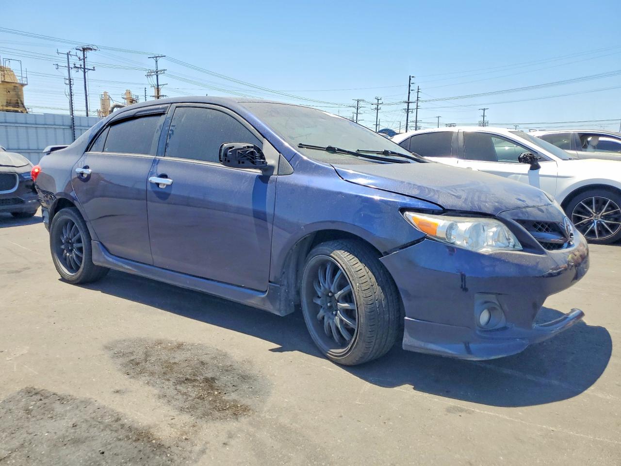 2013 Toyota Corolla S Blue vin: 5YFBU4EE2DP116756