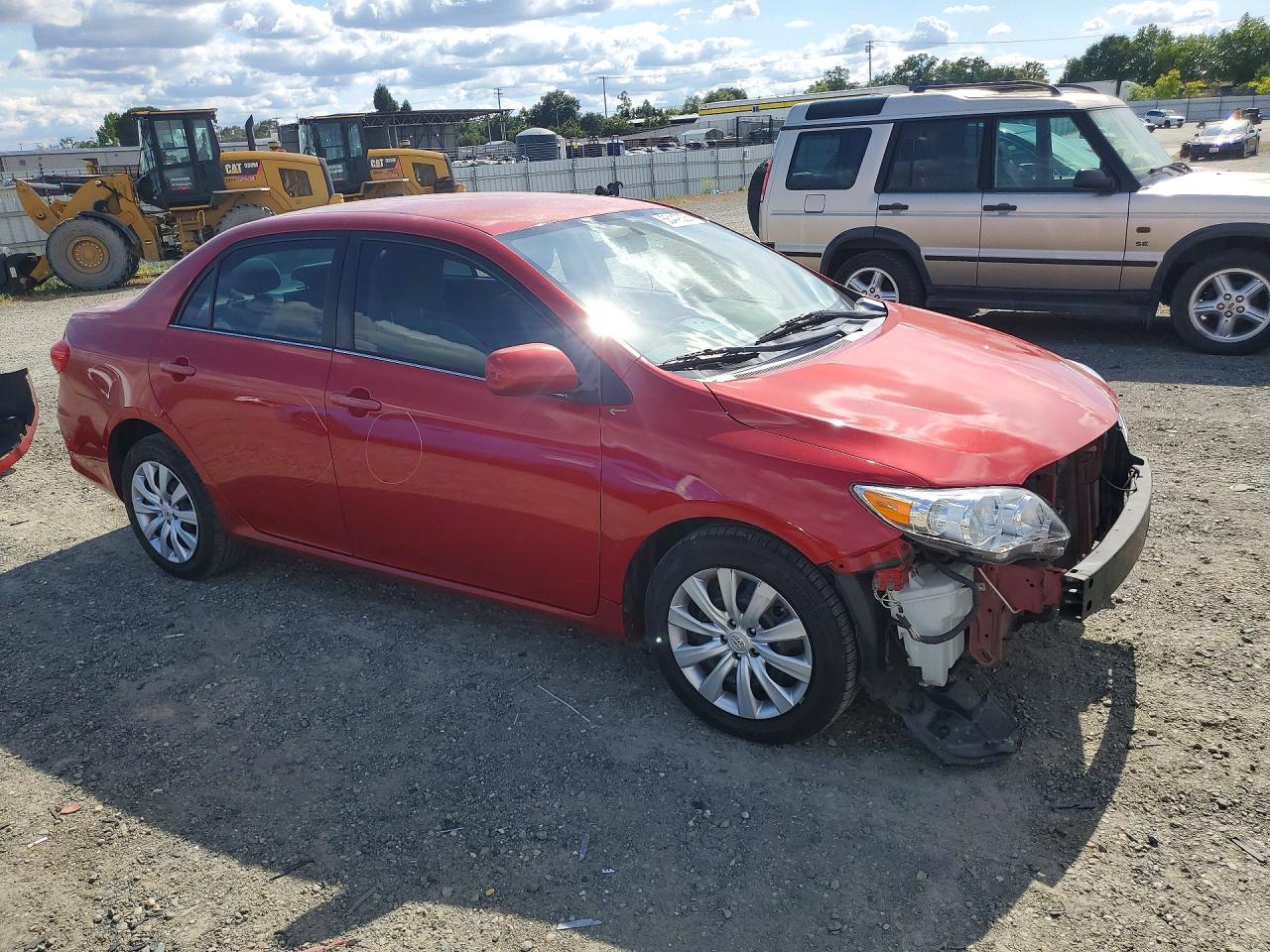 2013 Toyota Corolla Le Бордовый vin: 5YFBU4EE2DP123643