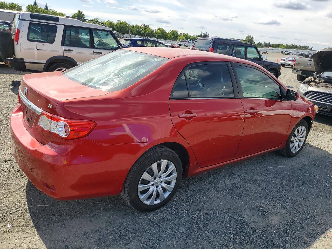 2013 Toyota Corolla Le Бордовый vin: 5YFBU4EE2DP123643