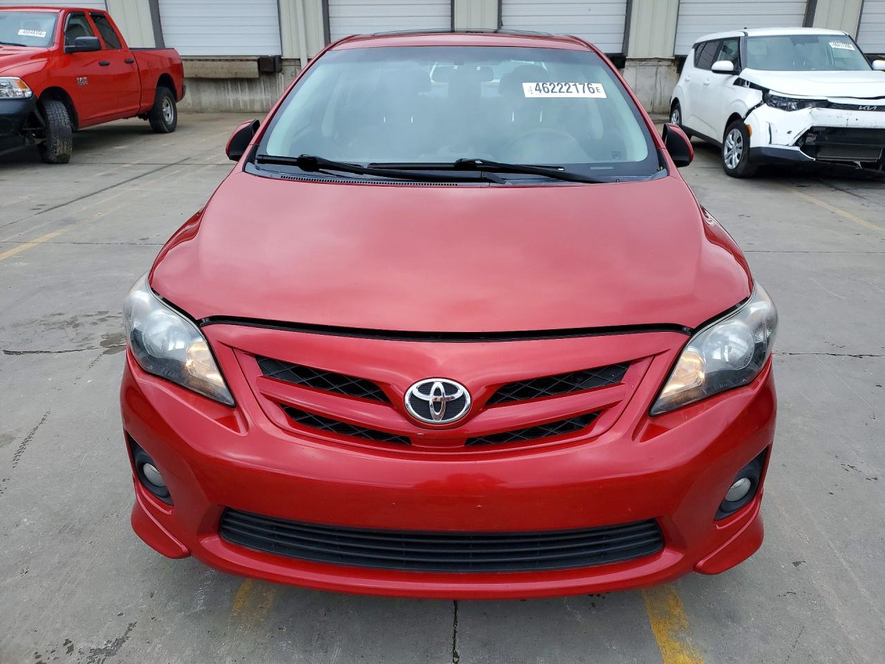2013 Toyota Corolla S Красный vin: 5YFBU4EE2DP126672