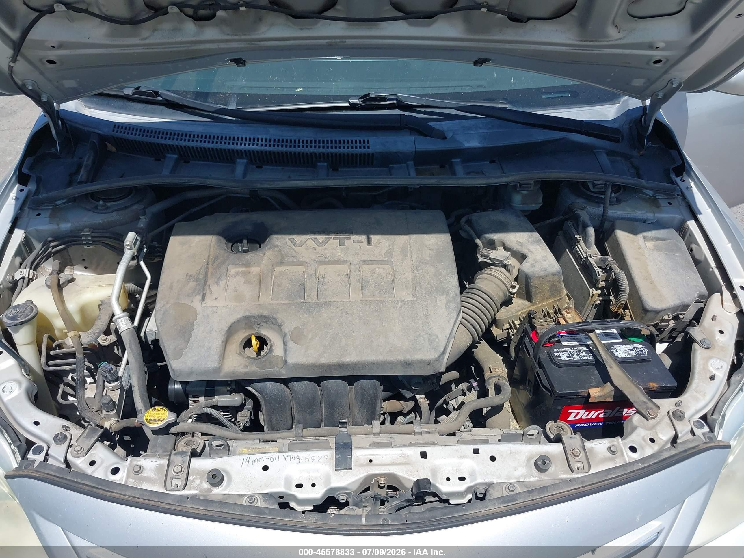 2013 Toyota Corolla Le Silver vin: 5YFBU4EE2DP126798