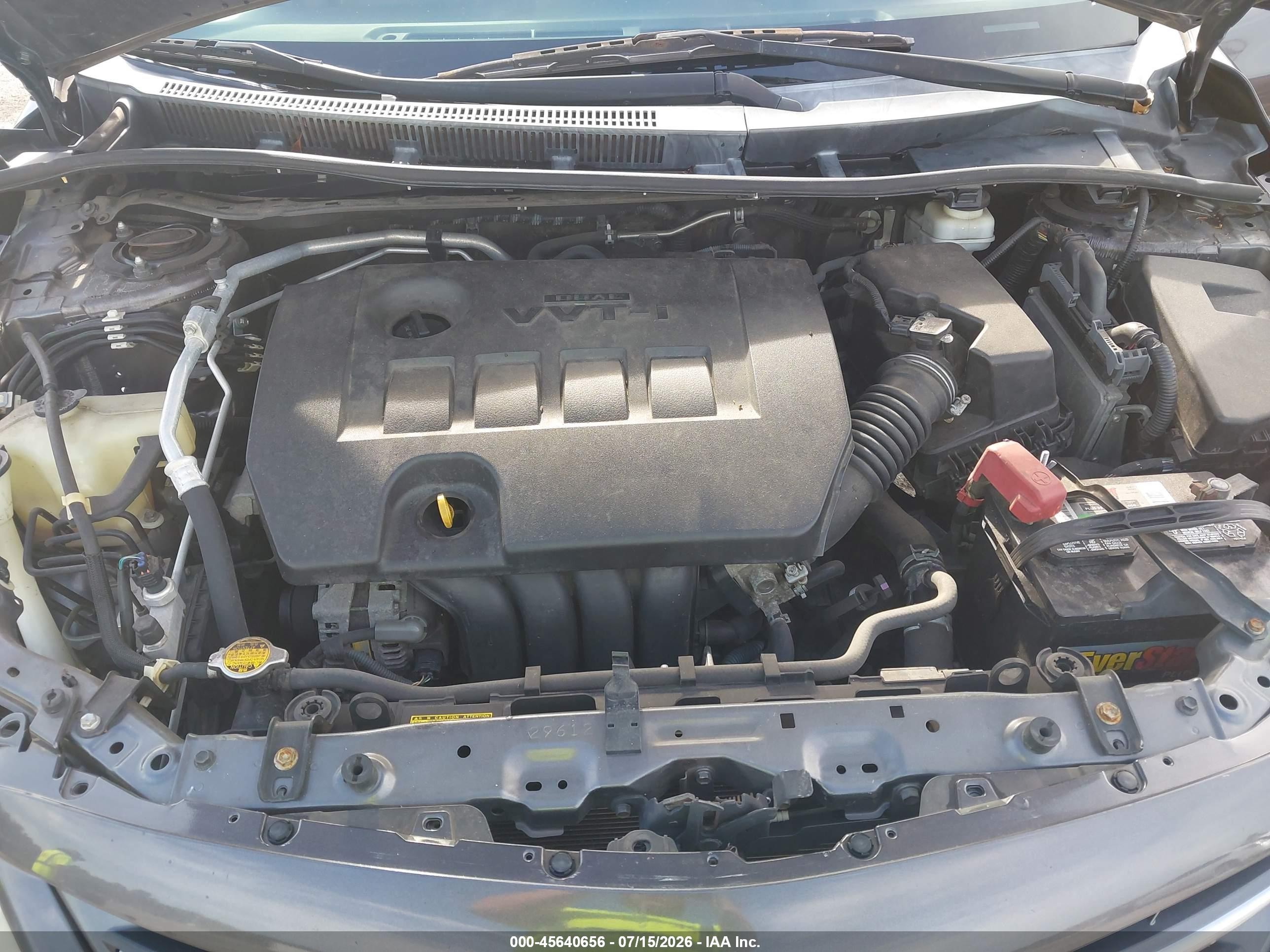 2013 Toyota Corolla Le Серый vin: 5YFBU4EE2DP130480