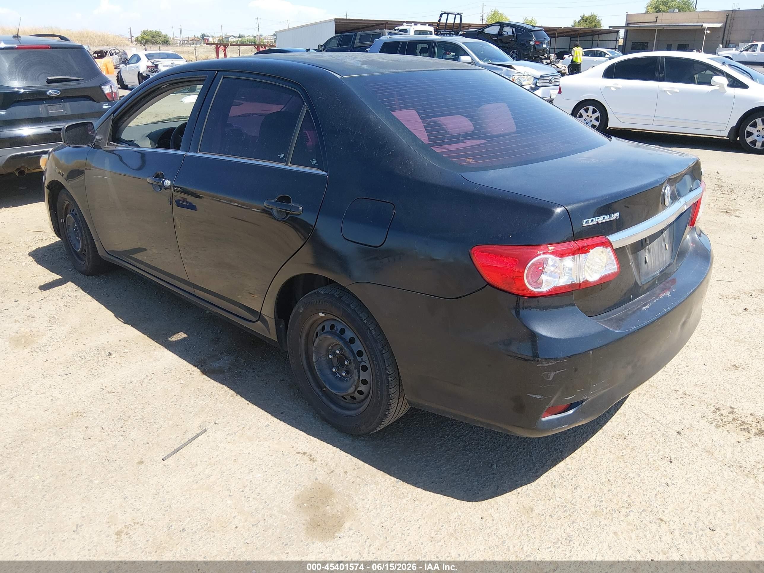 2013 Toyota Corolla Le Black vin: 5YFBU4EE2DP130642