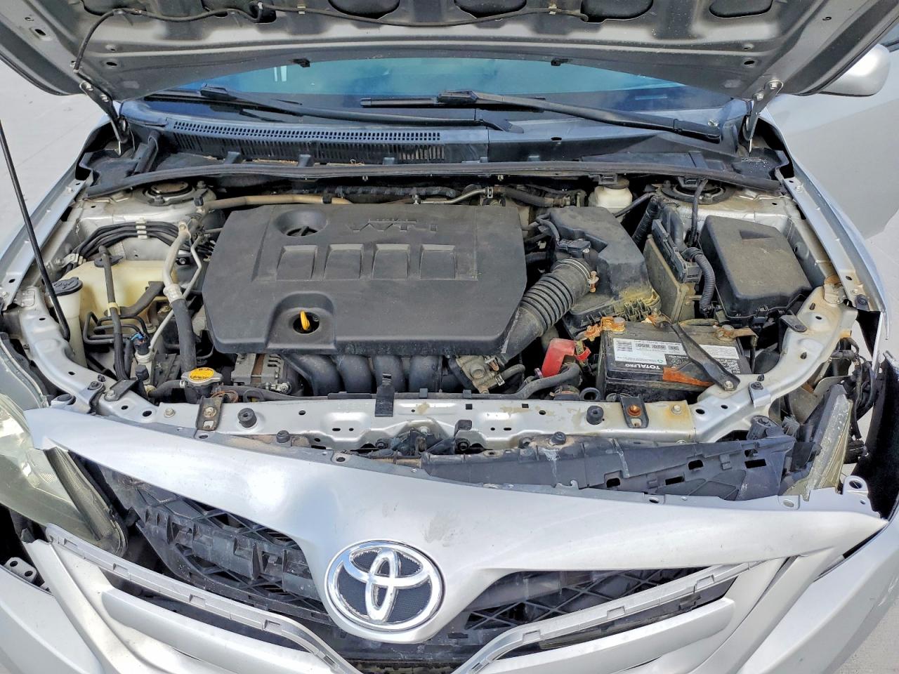2013 Toyota Corolla L Серебряный vin: 5YFBU4EE2DP154486