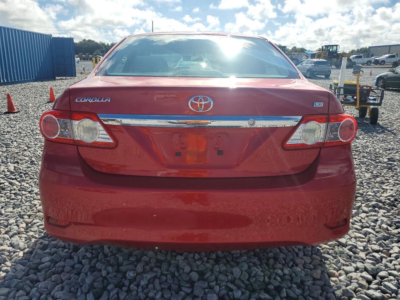 2013 Toyota Corolla Le Красный vin: 5YFBU4EE2DP176343