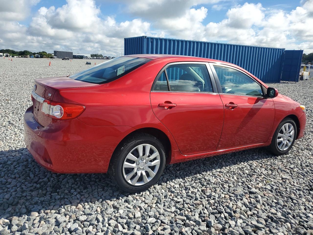 2013 Toyota Corolla Le Красный vin: 5YFBU4EE2DP176343
