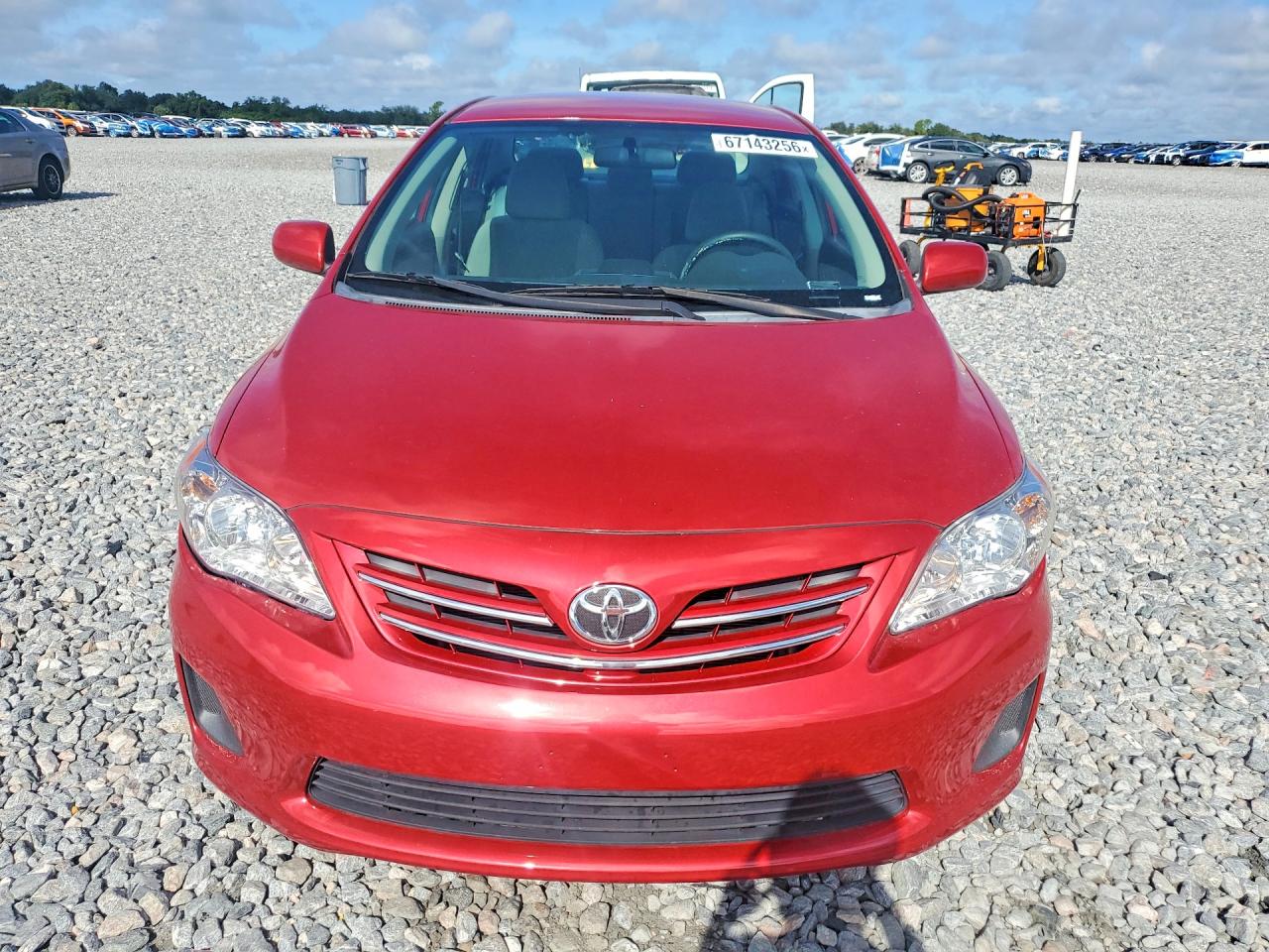 2013 Toyota Corolla Le Красный vin: 5YFBU4EE2DP176343