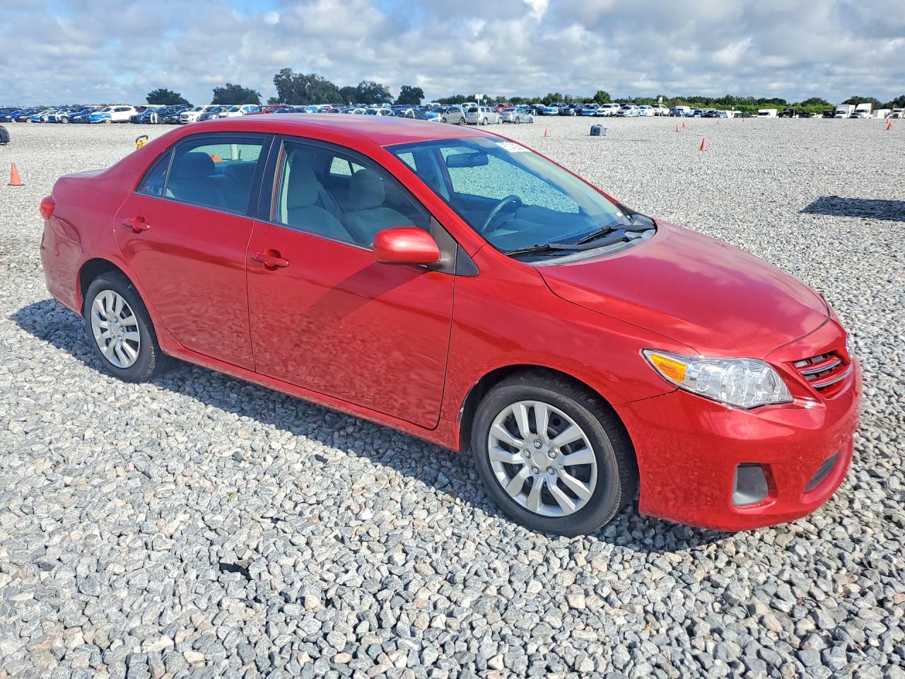 2013 Toyota Corolla Le Красный vin: 5YFBU4EE2DP176343