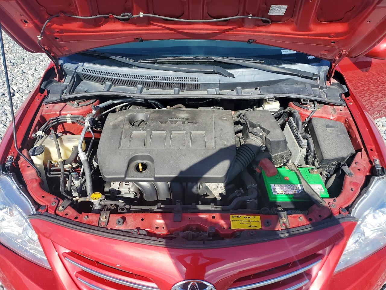 2013 Toyota Corolla Le Красный vin: 5YFBU4EE2DP176343