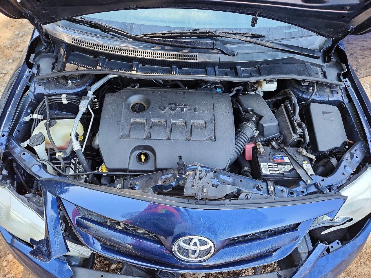 2013 Toyota Corolla L Blue vin: 5YFBU4EE2DP176794