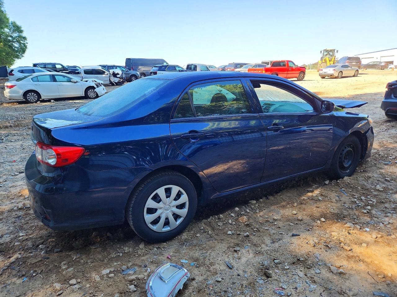 2013 Toyota Corolla L Blue vin: 5YFBU4EE2DP176794