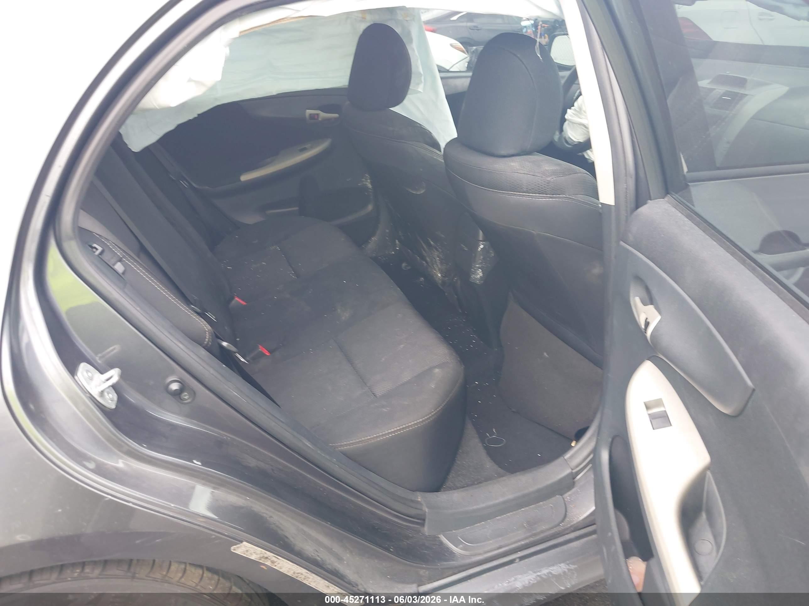 2013 Toyota Corolla S Gray vin: 5YFBU4EE2DP180375