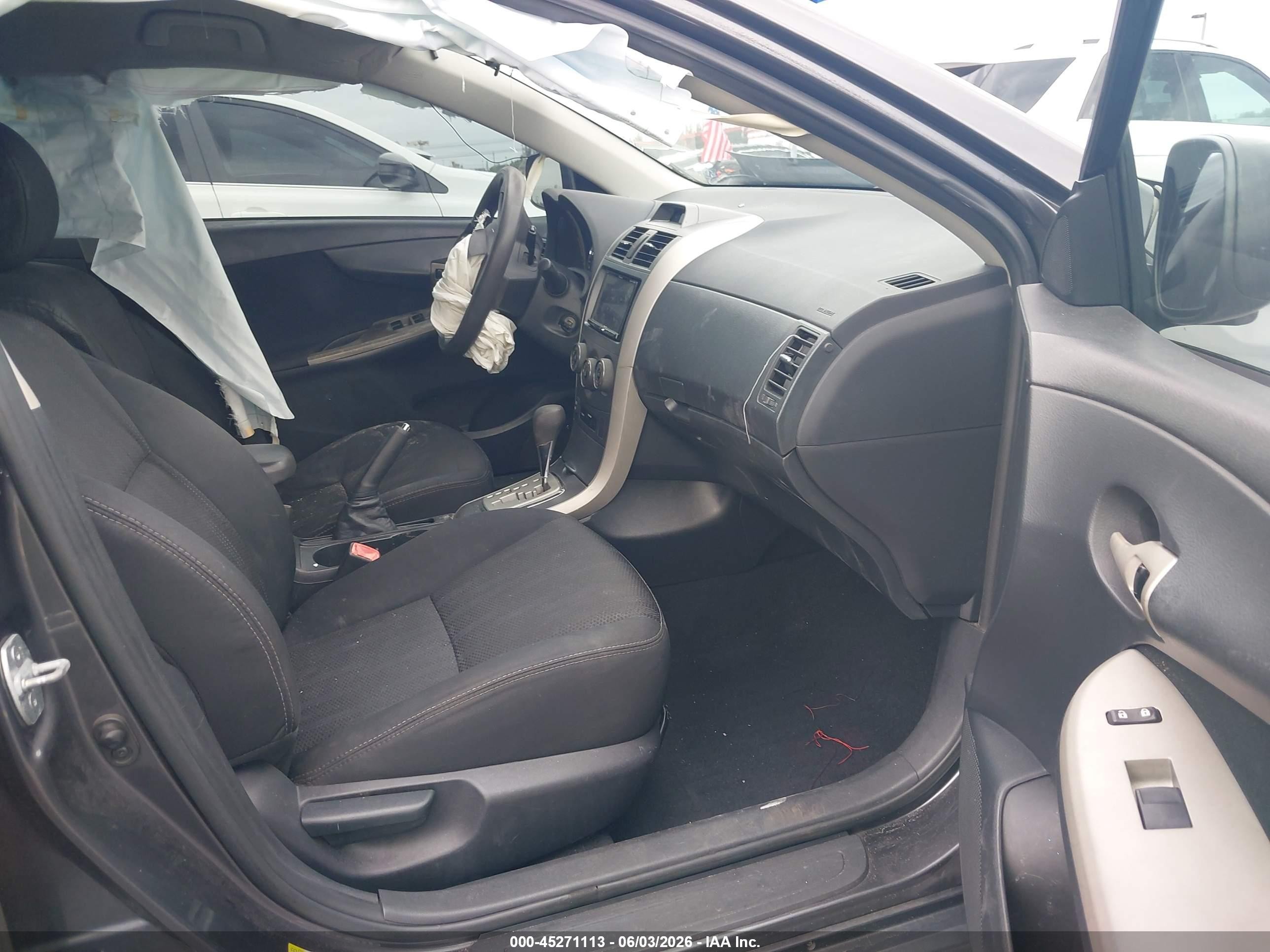 2013 Toyota Corolla S Gray vin: 5YFBU4EE2DP180375