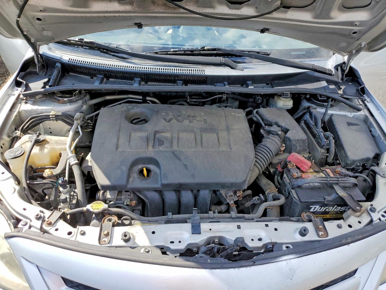 2013 Toyota Corolla L Silver vin: 5YFBU4EE2DP184281