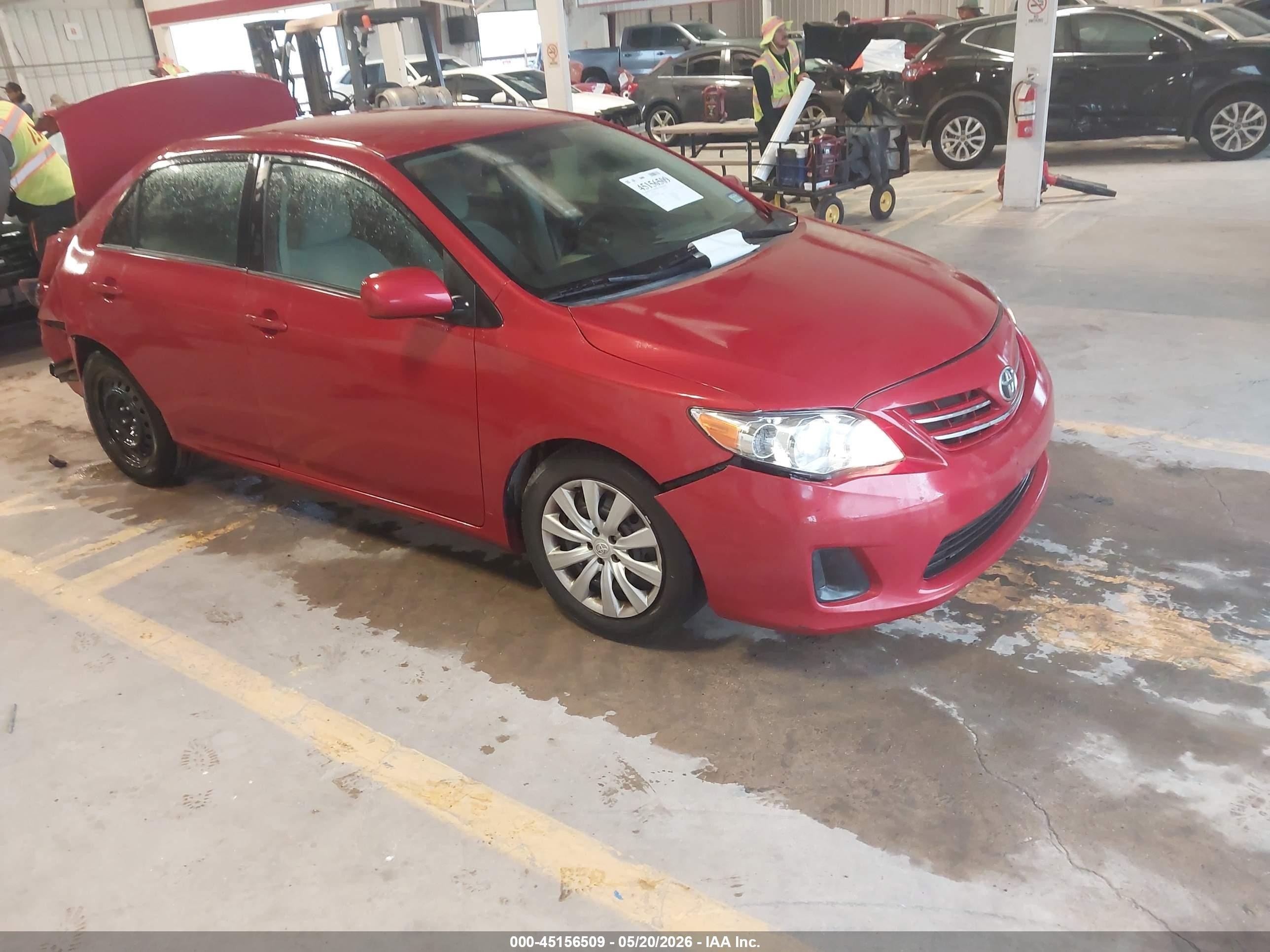 2013 Toyota Corolla L/le/le Special Edition/s/s Special Edition Красный vin: 5YFBU4EE2DP188038
