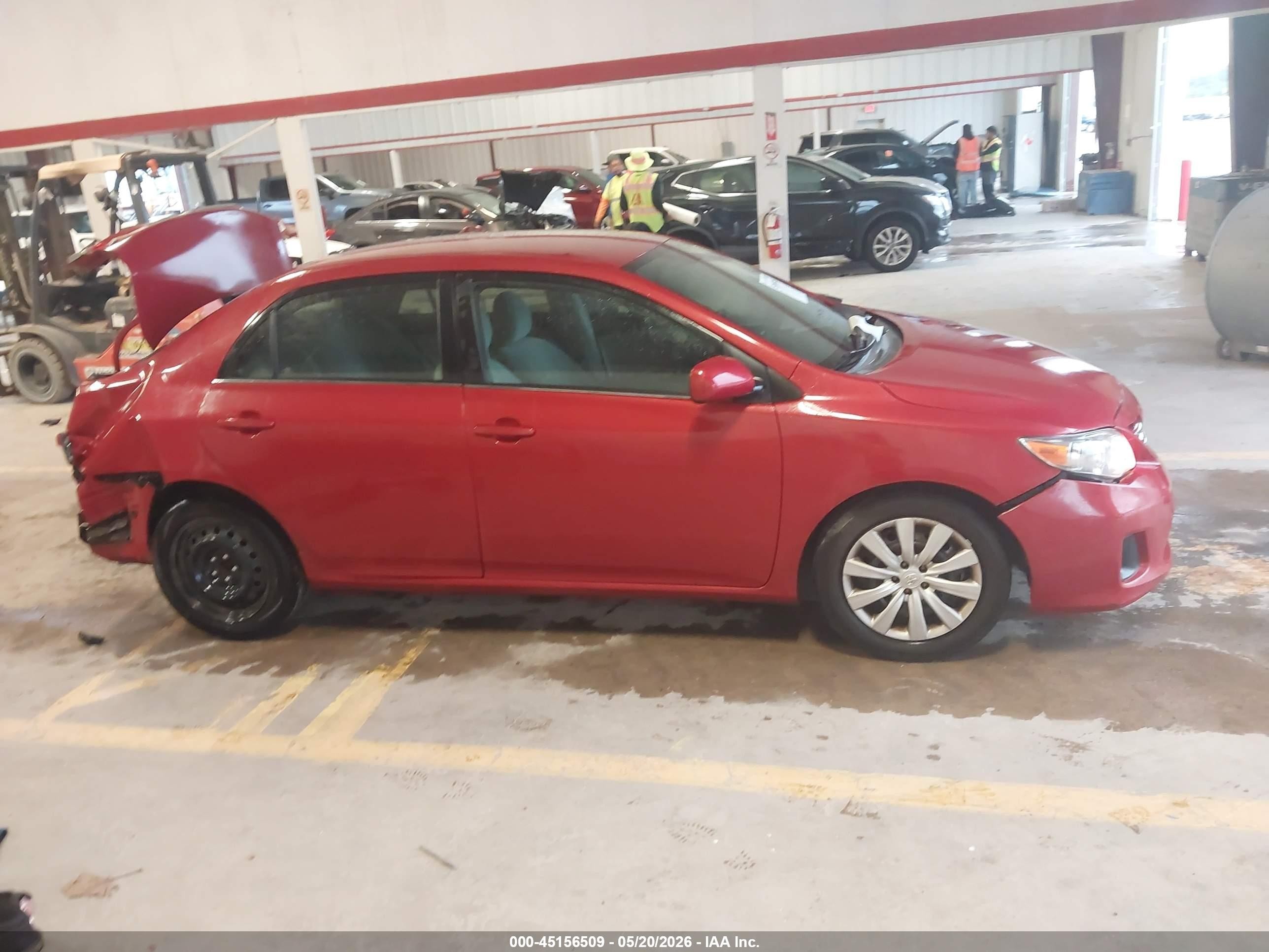 2013 Toyota Corolla L/le/le Special Edition/s/s Special Edition Красный vin: 5YFBU4EE2DP188038