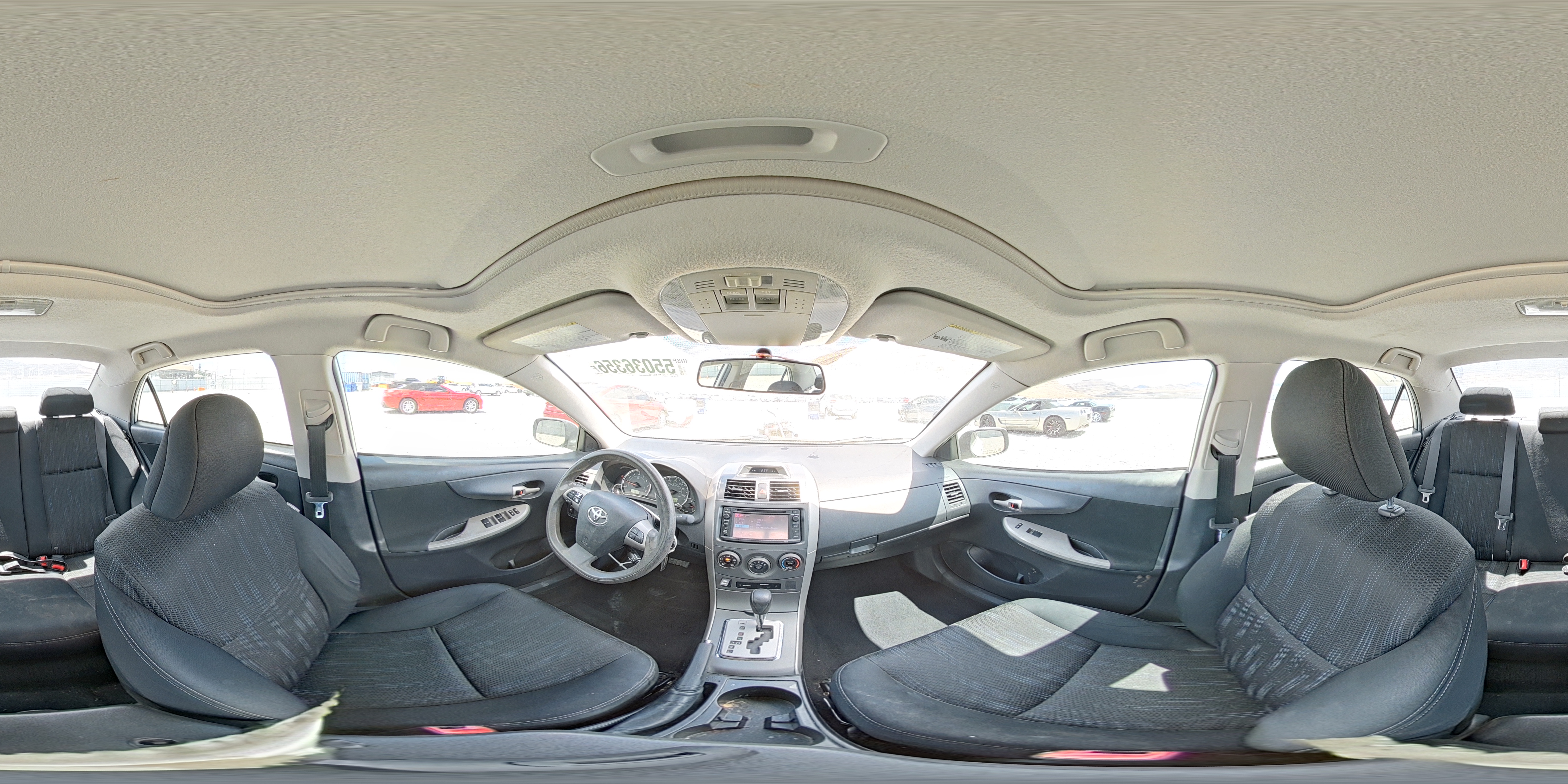 2013 Toyota Corolla S White vin: 5YFBU4EE2DP191232