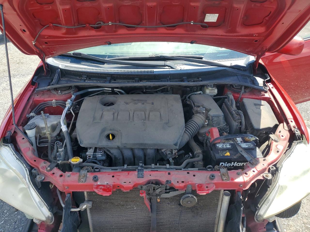 2013 Toyota Corolla L Maroon vin: 5YFBU4EE2DP192008