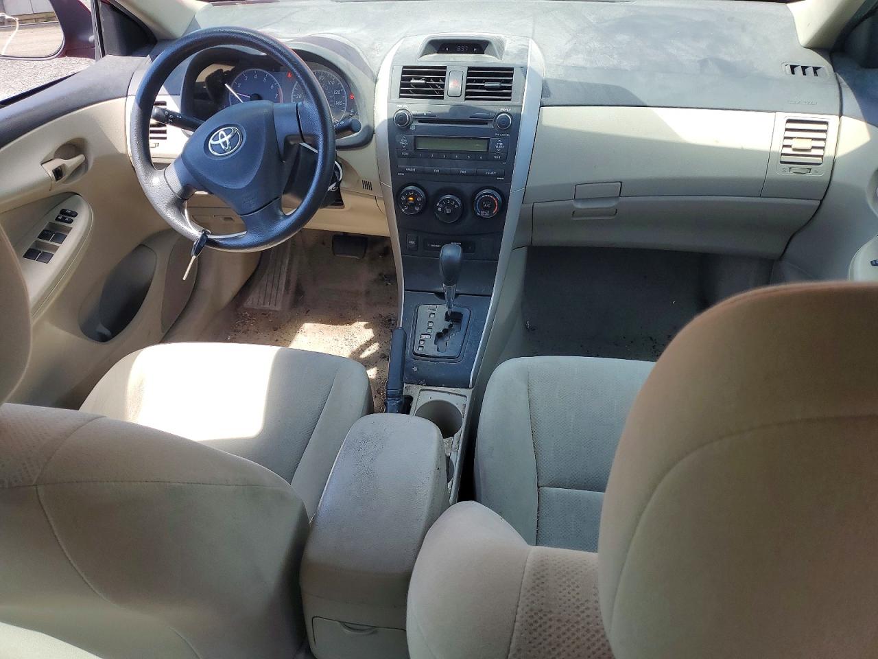 2013 Toyota Corolla L Maroon vin: 5YFBU4EE2DP192008