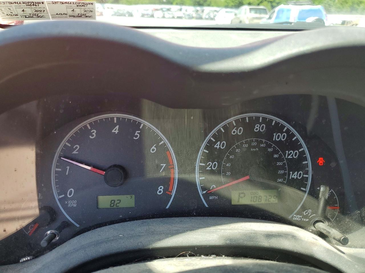 2013 Toyota Corolla L Maroon vin: 5YFBU4EE2DP192008