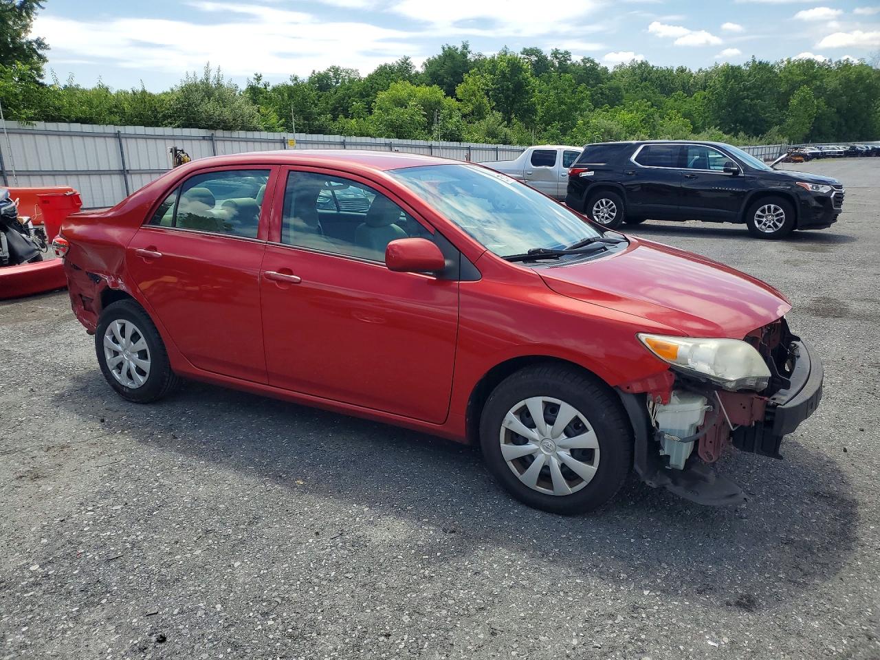 2013 Toyota Corolla L Maroon vin: 5YFBU4EE2DP192008