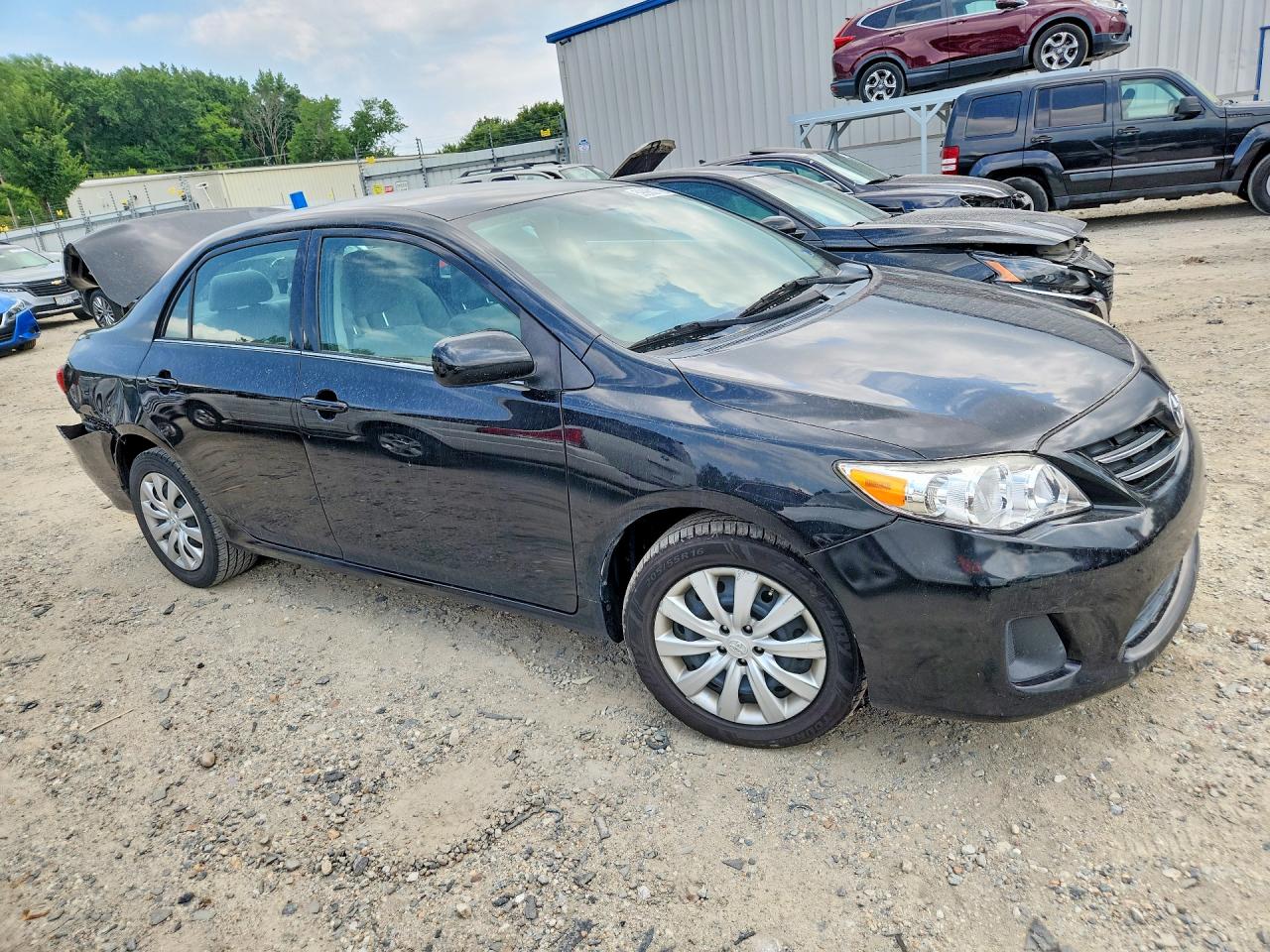2013 Toyota Corolla Le Black vin: 5YFBU4EE2DP196320