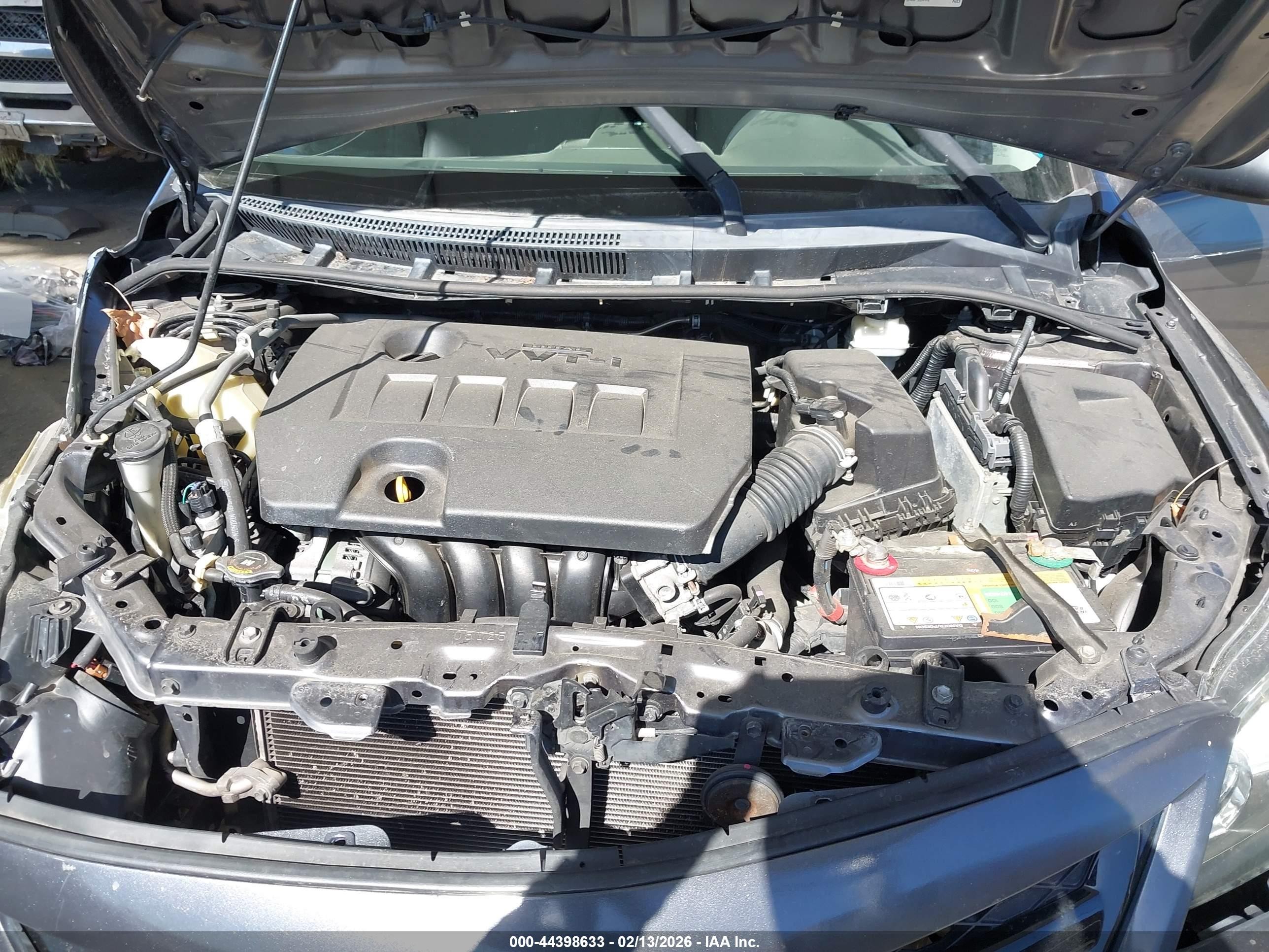2013 Toyota Corolla S Gray vin: 5YFBU4EE2DP205890