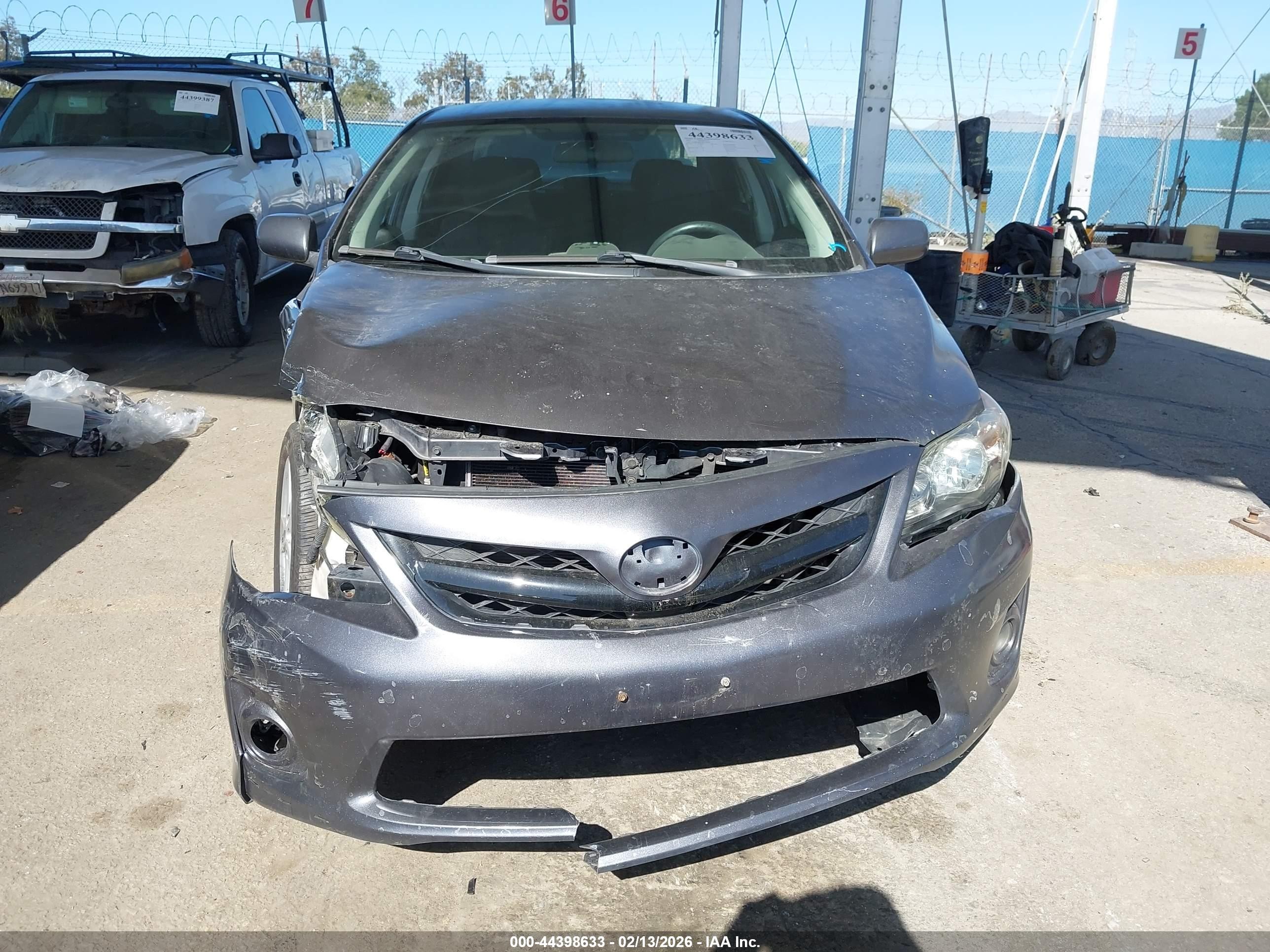 2013 Toyota Corolla S Gray vin: 5YFBU4EE2DP205890