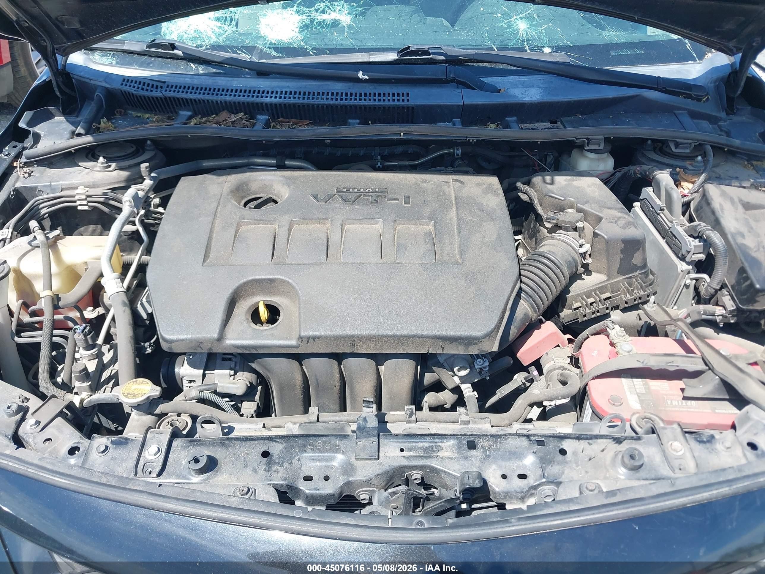 2013 Toyota Corolla L Black vin: 5YFBU4EE2DP209406