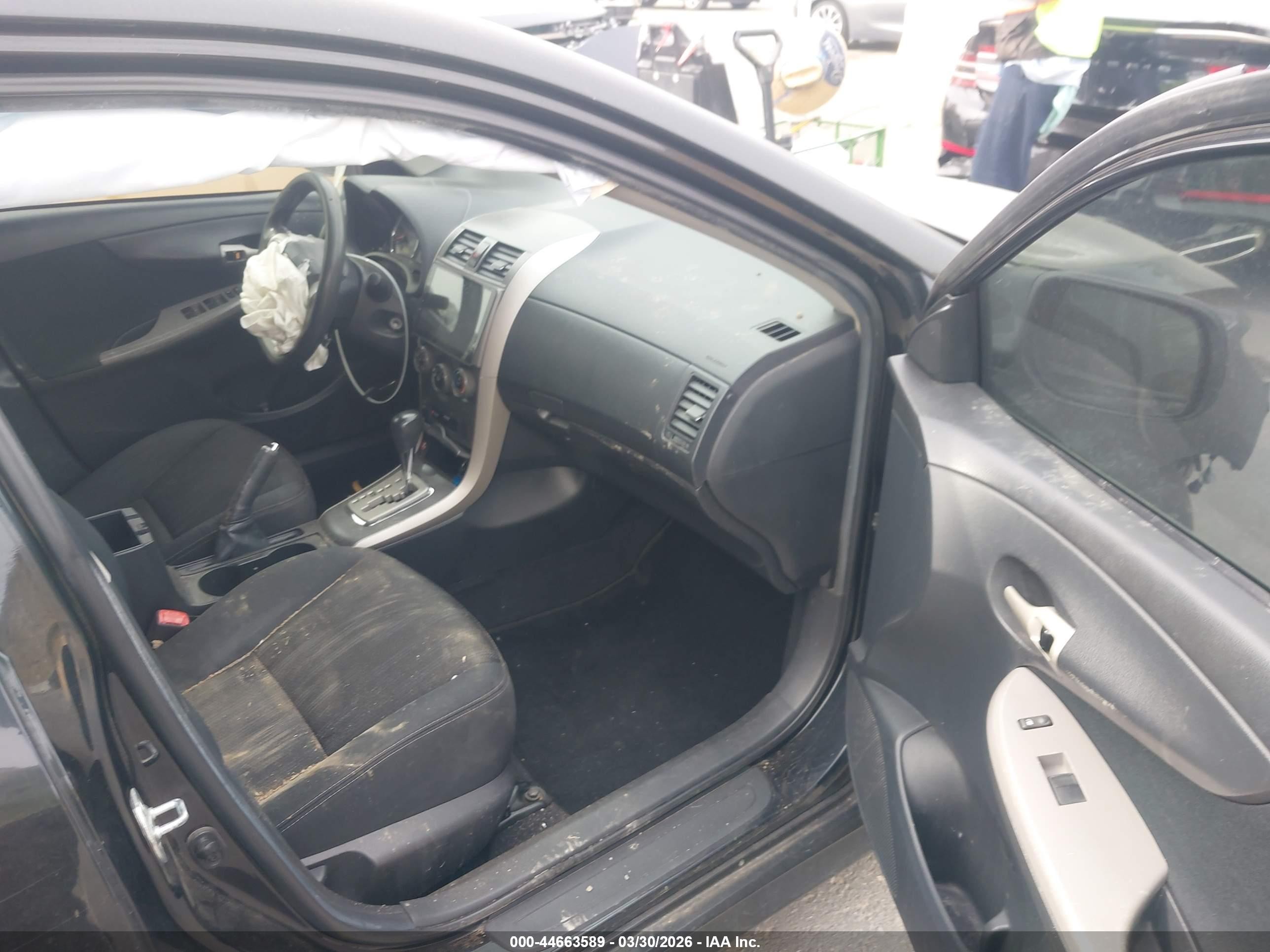 2013 Toyota Corolla S Black vin: 5YFBU4EE2DP212273