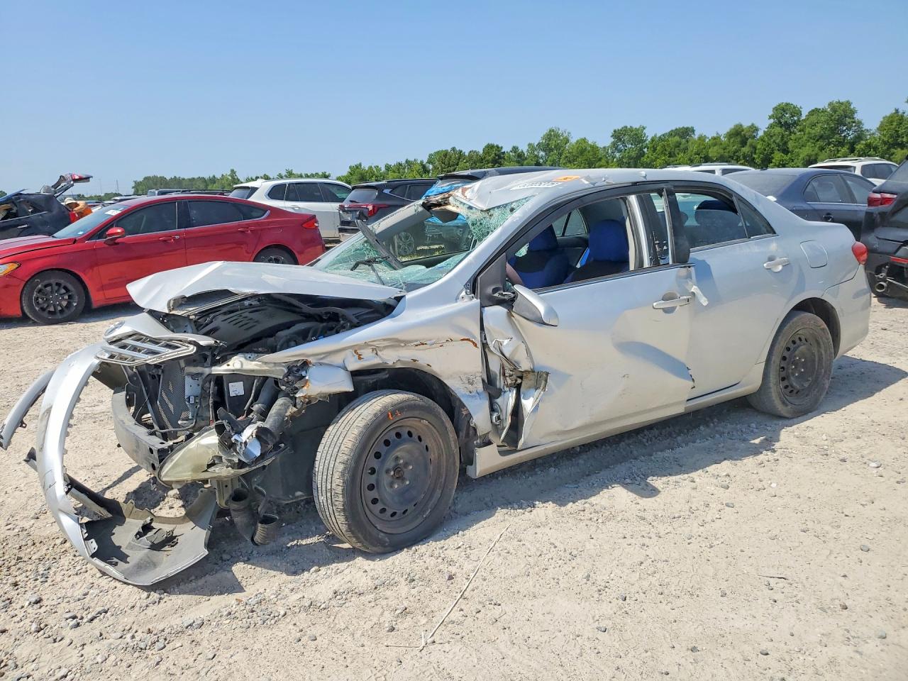 2013 Toyota Corolla Le Серебряный vin: 5YFBU4EE2DP223094