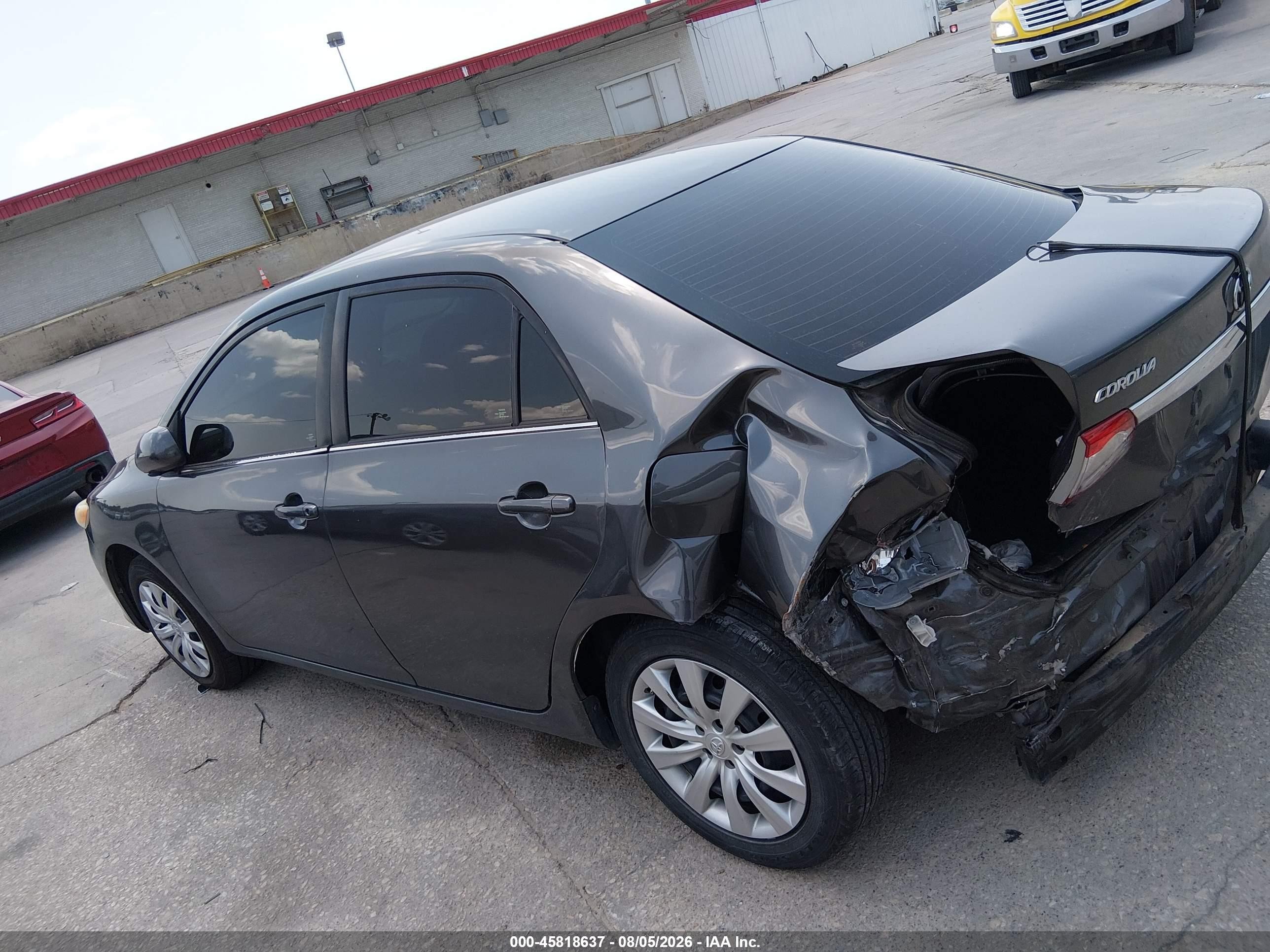 2013 Toyota Corolla Le Gray vin: 5YFBU4EE2DP224116