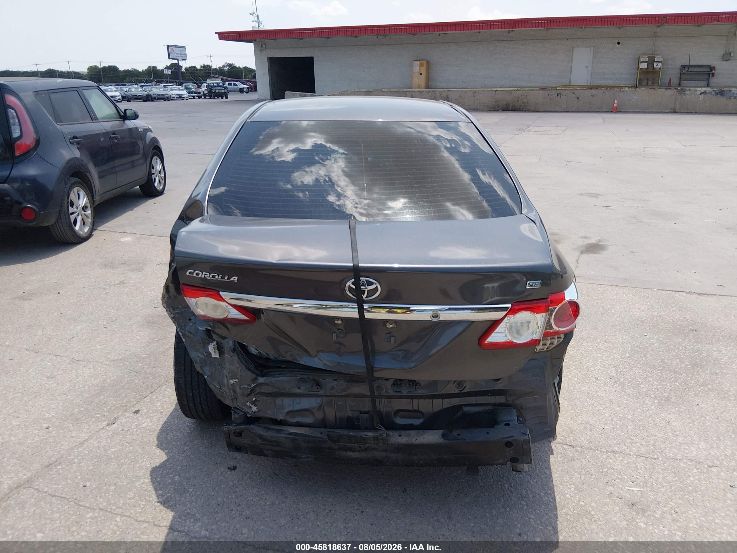 2013 Toyota Corolla Le Gray vin: 5YFBU4EE2DP224116