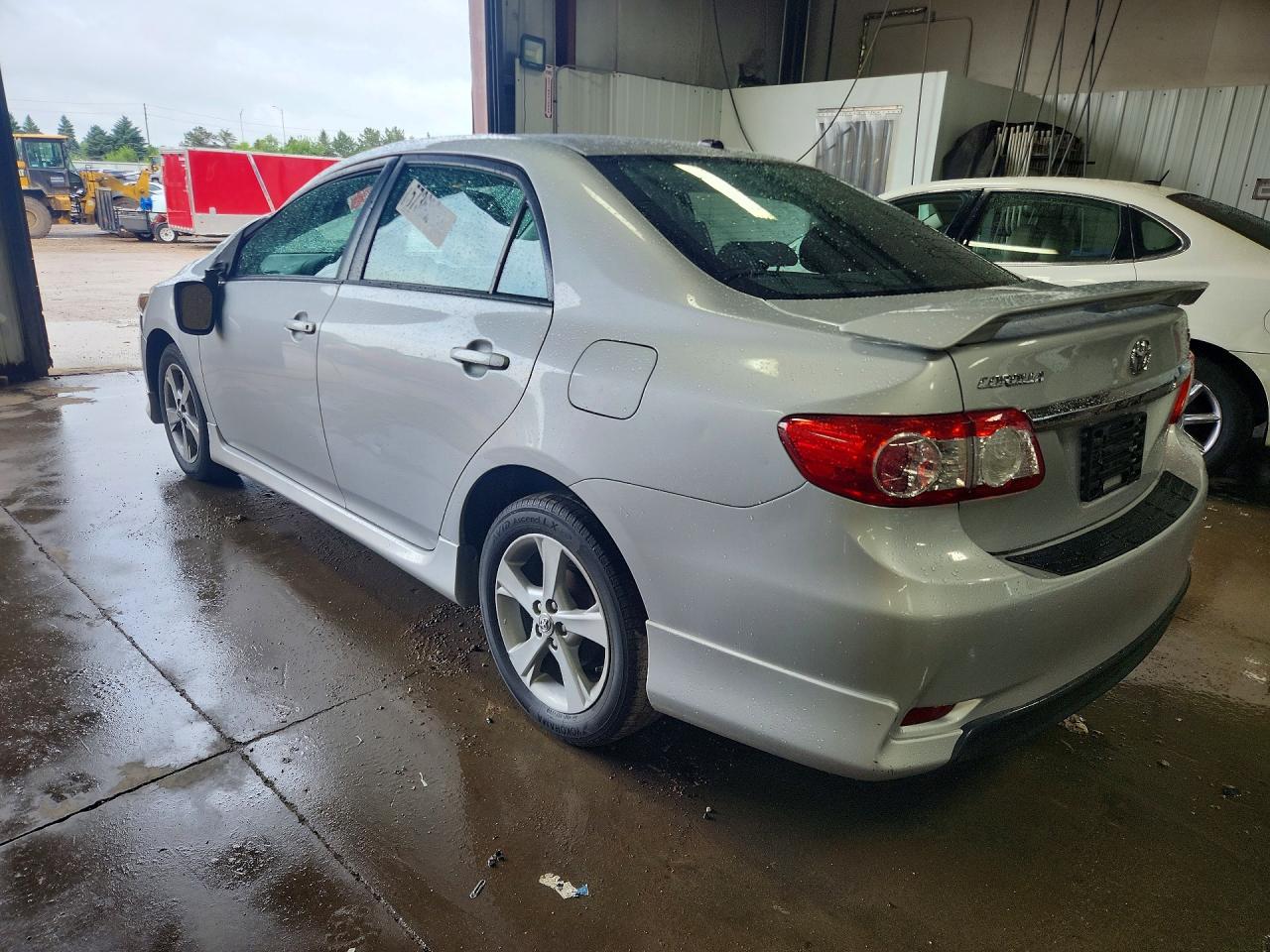 2012 Toyota Corolla S Silver vin: 5YFBU4EE3CP009889