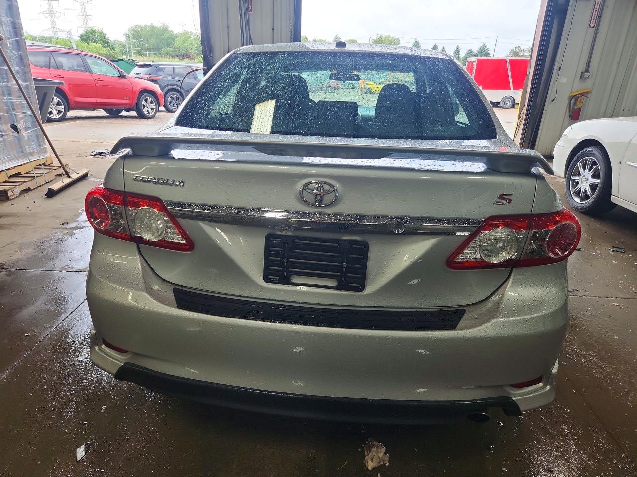 2012 Toyota Corolla S Silver vin: 5YFBU4EE3CP009889