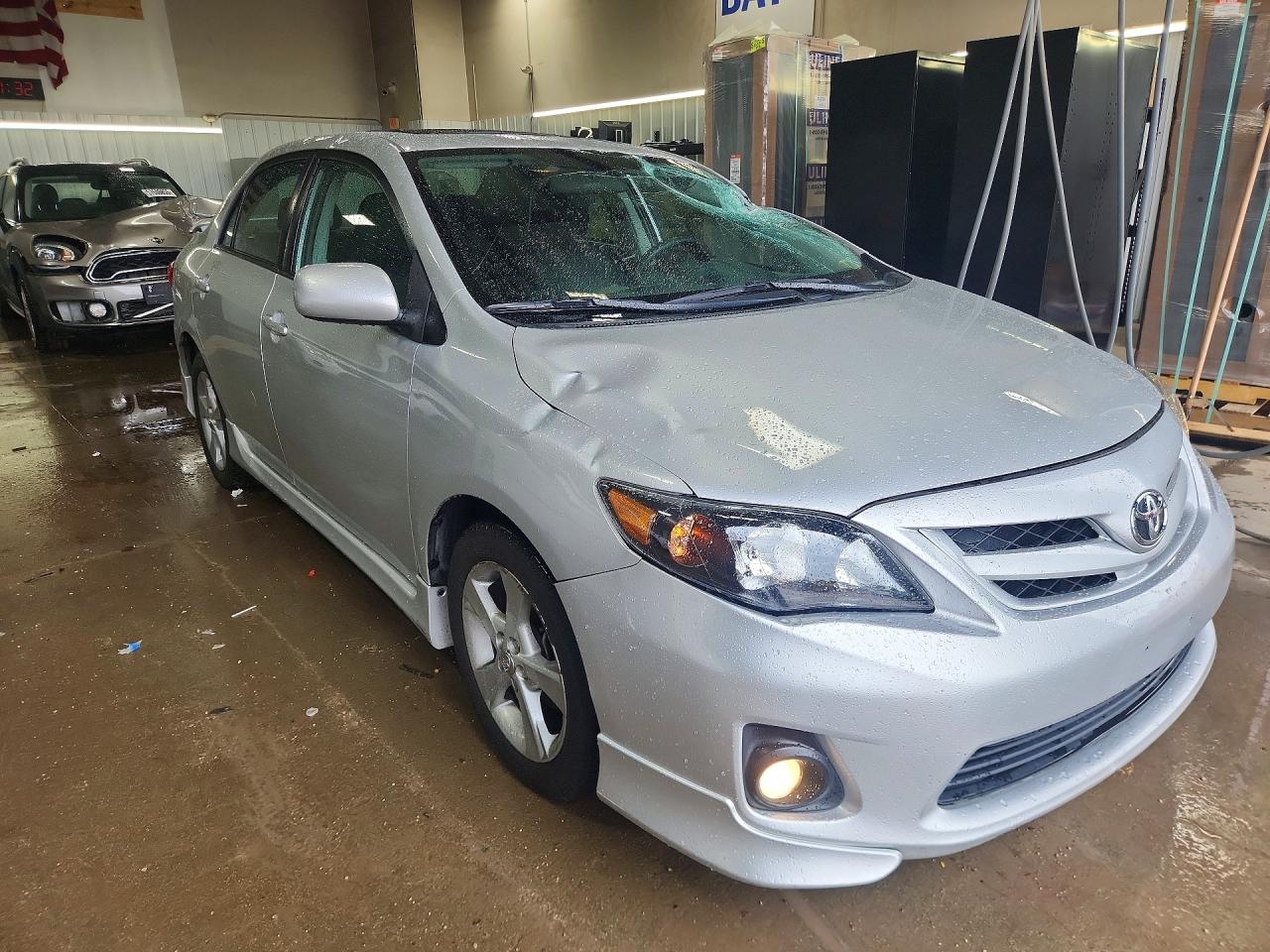 2012 Toyota Corolla S Silver vin: 5YFBU4EE3CP009889