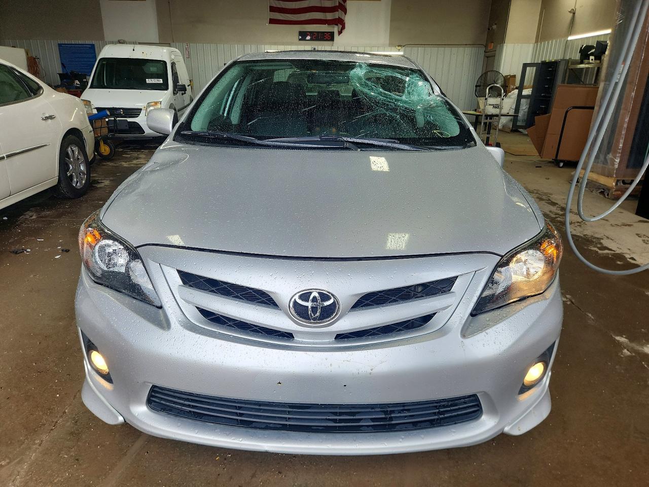 2012 Toyota Corolla S Silver vin: 5YFBU4EE3CP009889