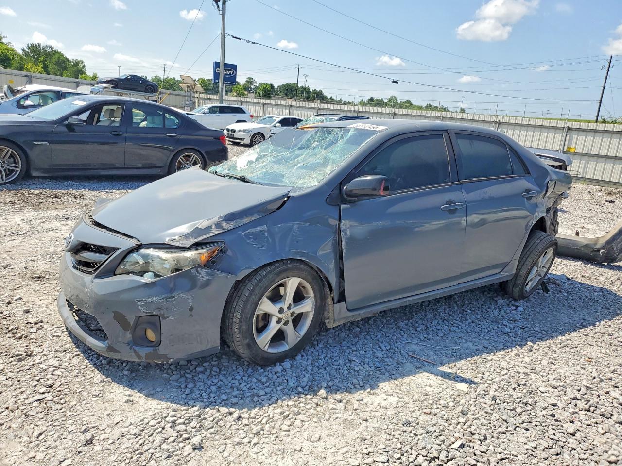 2012 Toyota Corolla Le Серый vin: 5YFBU4EE3CP010587