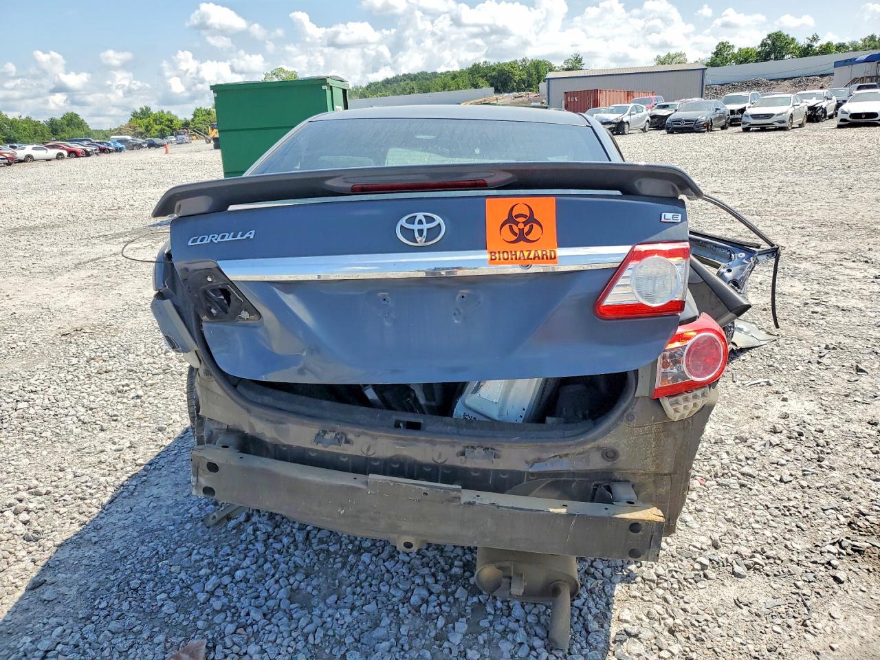 2012 Toyota Corolla Le Gray vin: 5YFBU4EE3CP010587