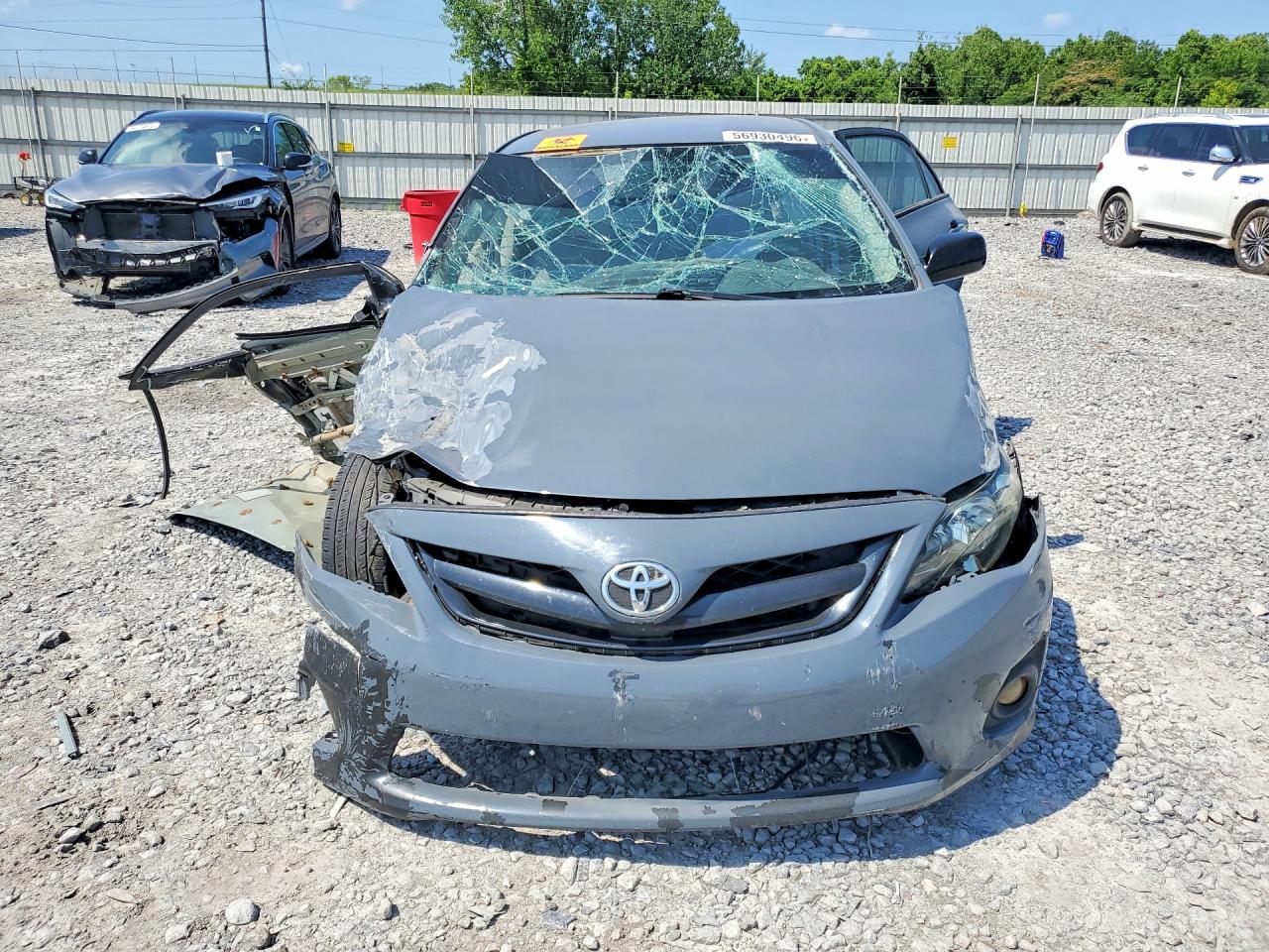2012 Toyota Corolla Le Gray vin: 5YFBU4EE3CP010587