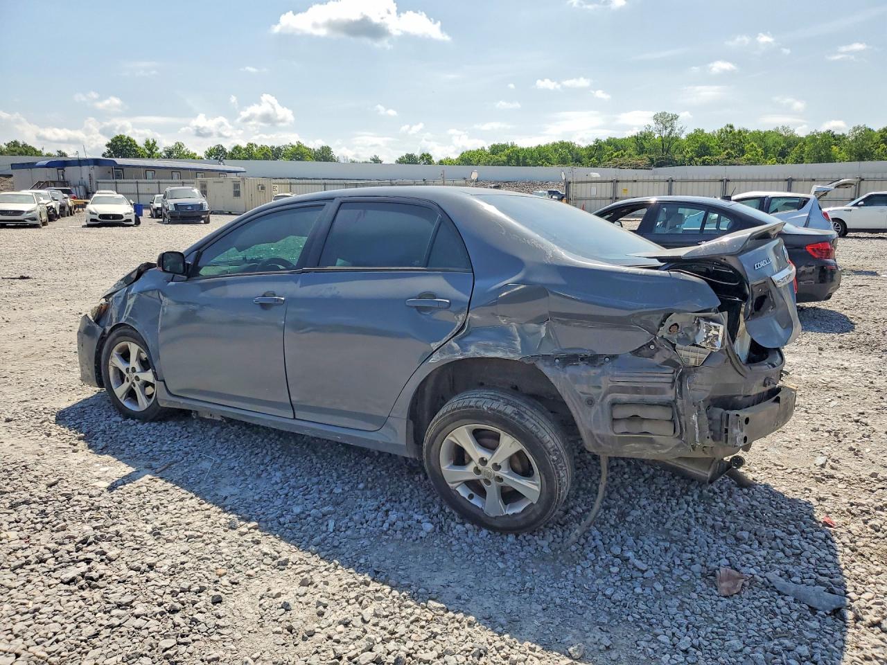 2012 Toyota Corolla Le Gray vin: 5YFBU4EE3CP010587