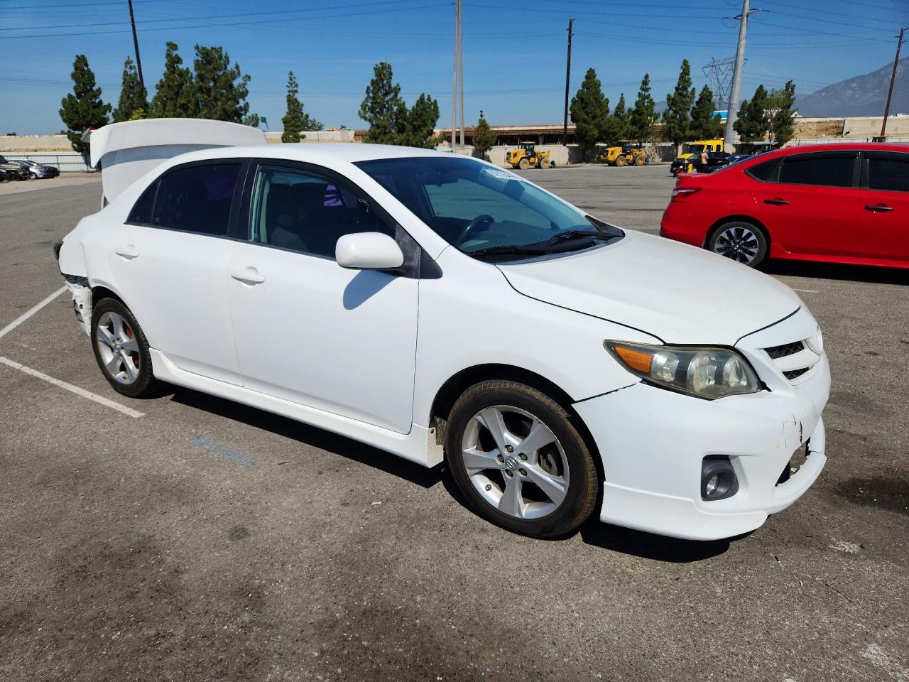 2012 Toyota Corolla S White vin: 5YFBU4EE3CP010797