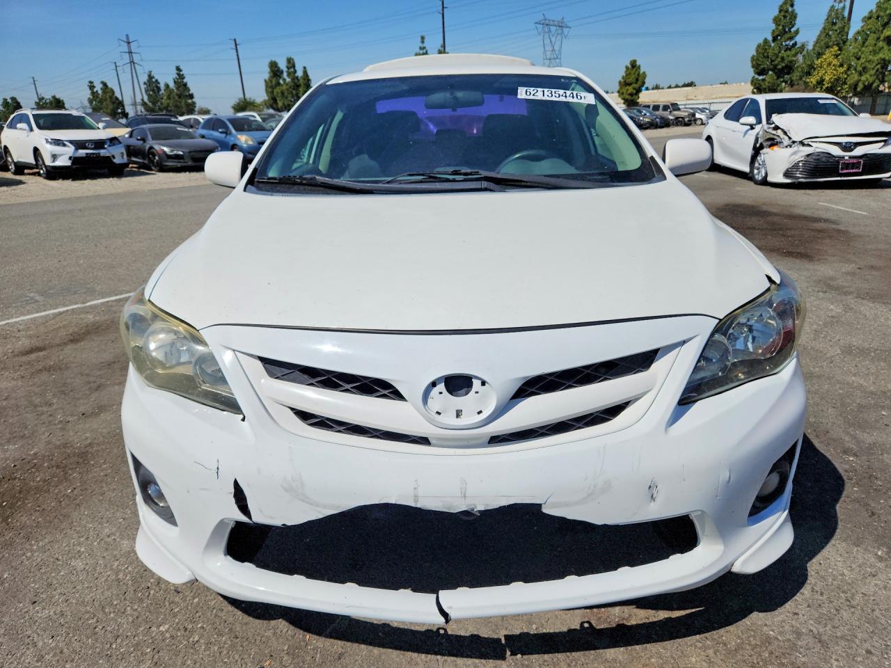 2012 Toyota Corolla S White vin: 5YFBU4EE3CP010797