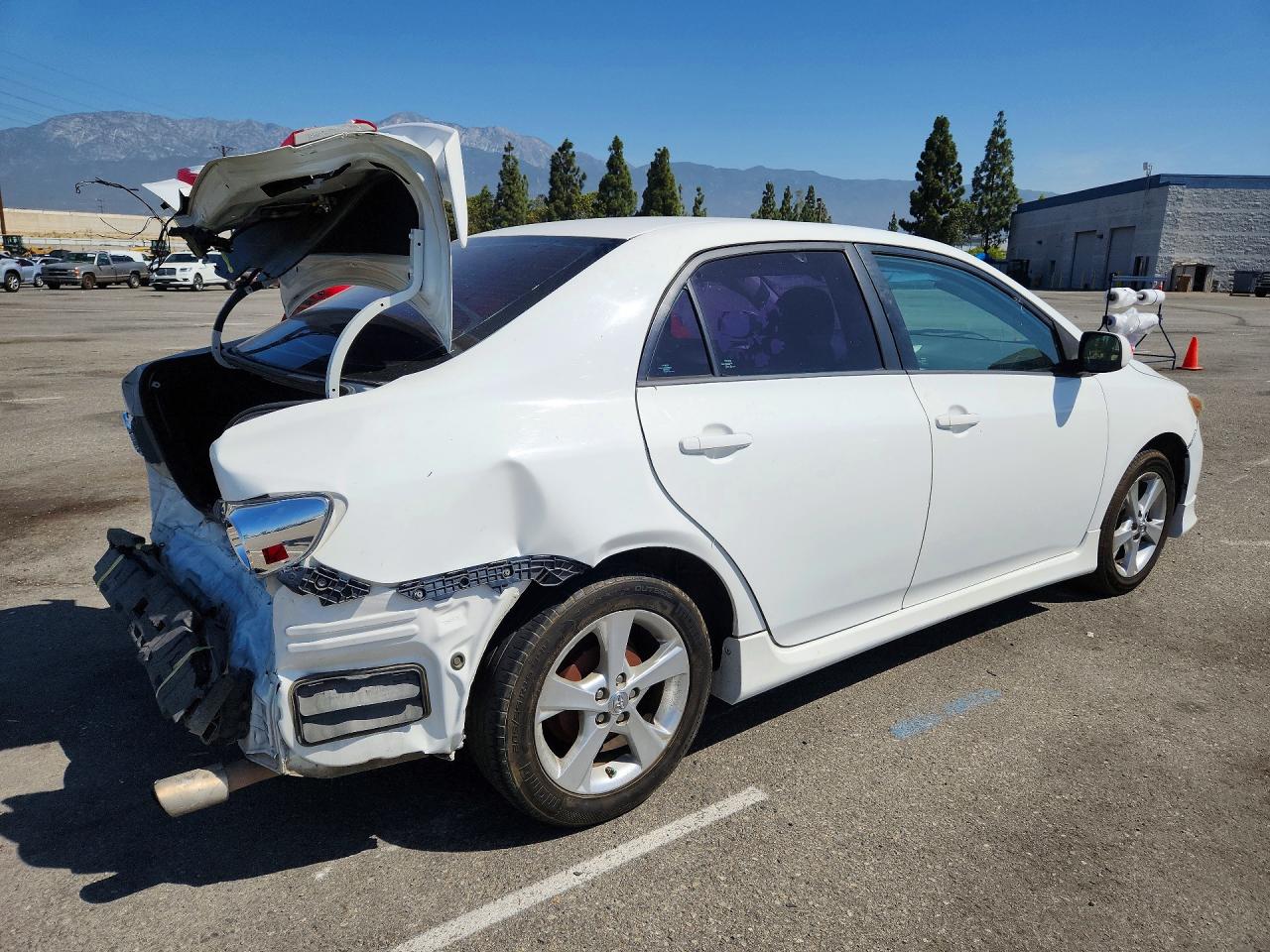 2012 Toyota Corolla S White vin: 5YFBU4EE3CP010797